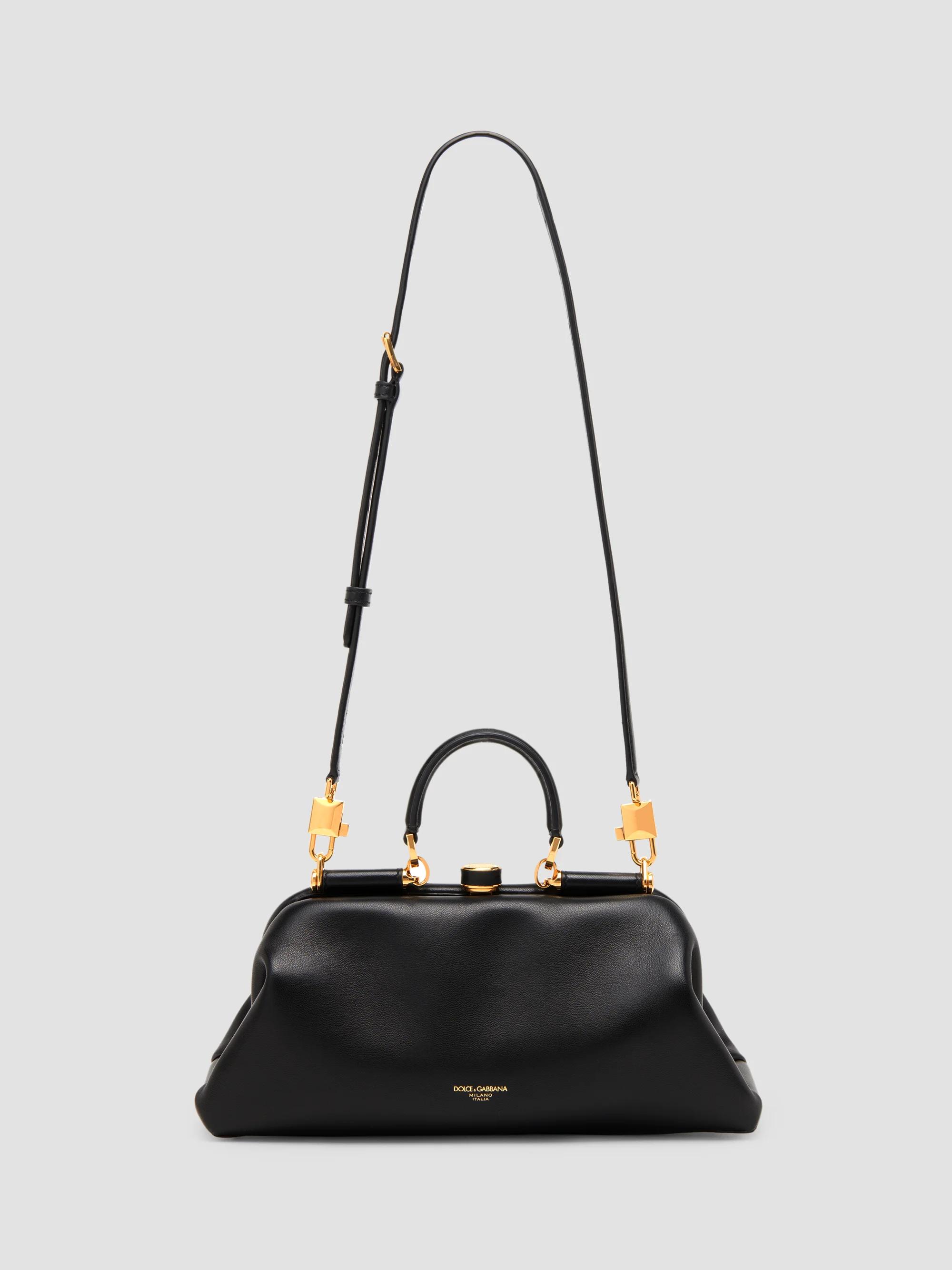 Dolce&Gabbana Nonna Small Leather Satchel | Saks Fifth Avenue