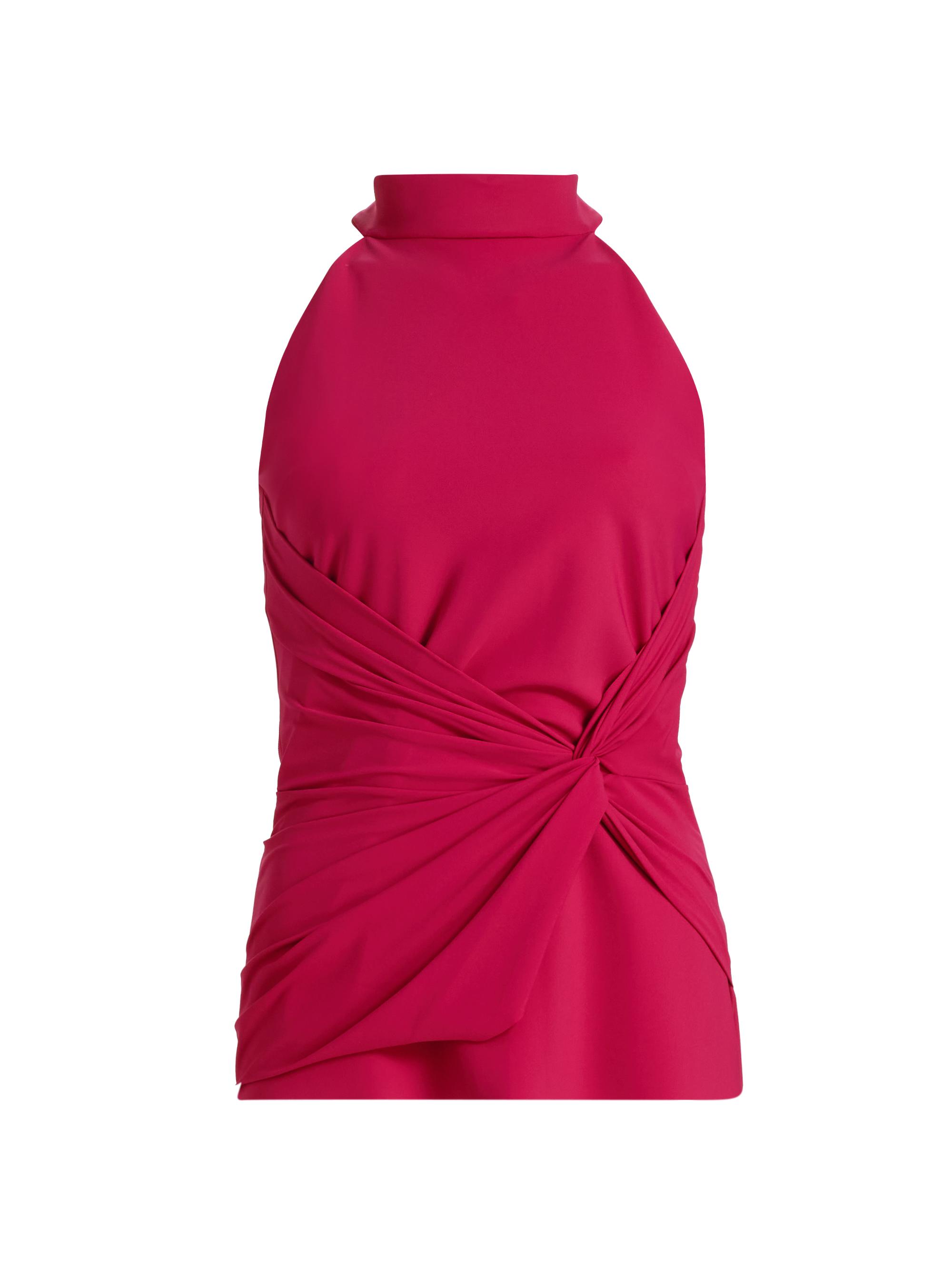 Chiara Boni La Petite Robe Women's Adeva Halterneck Top - Mauve Pink