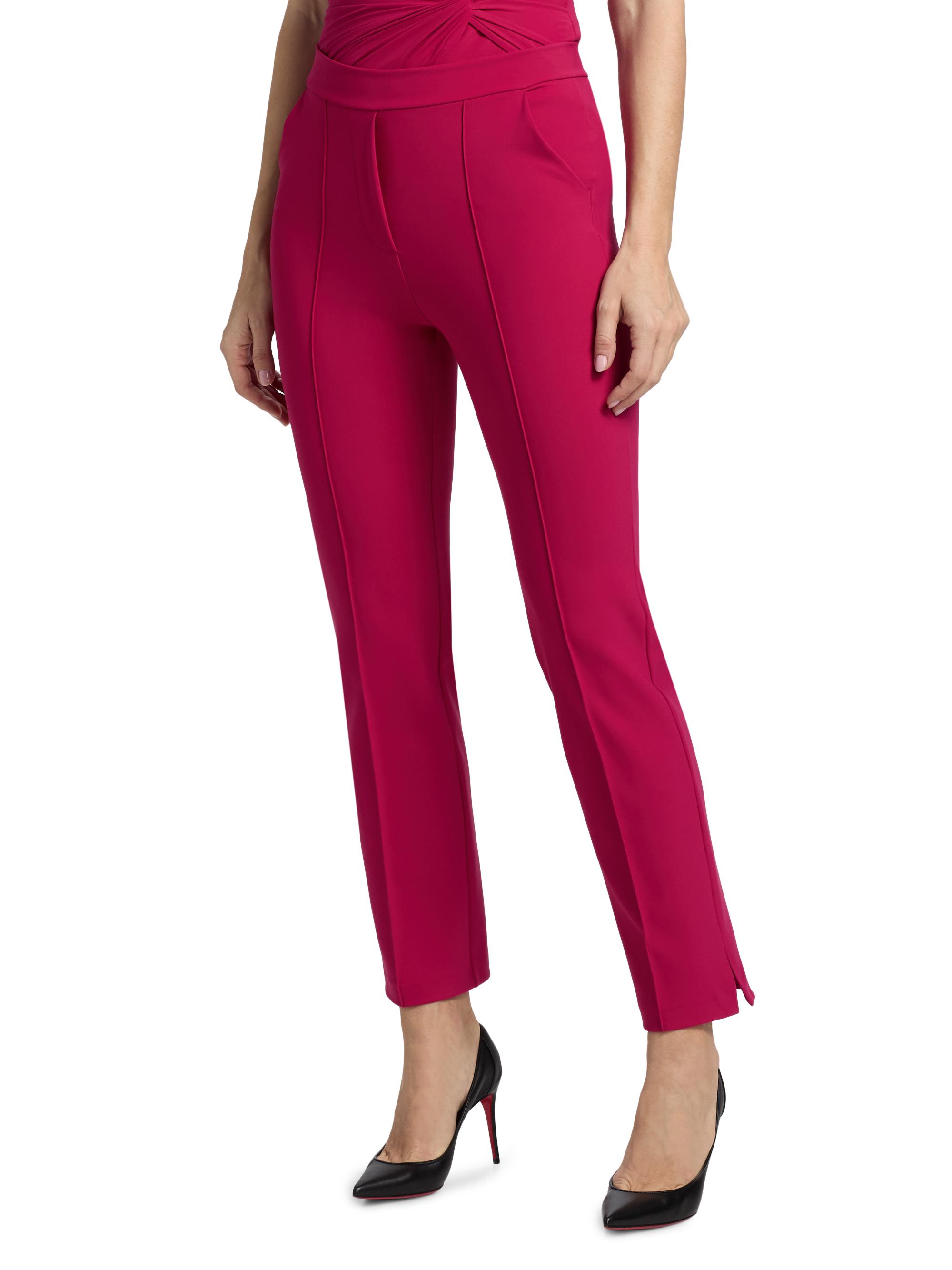 Chiara Boni La Petite Robe Women's Nuccia Crop Pants - Mauve Pink | Thumbnail 3