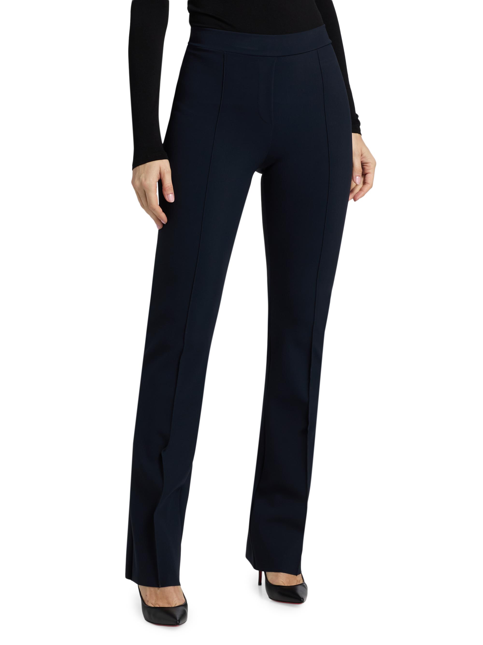 Chiara Boni La Petite Robe Women's Maren Crease-Front Pants - Dark Midnight | Thumbnail 3