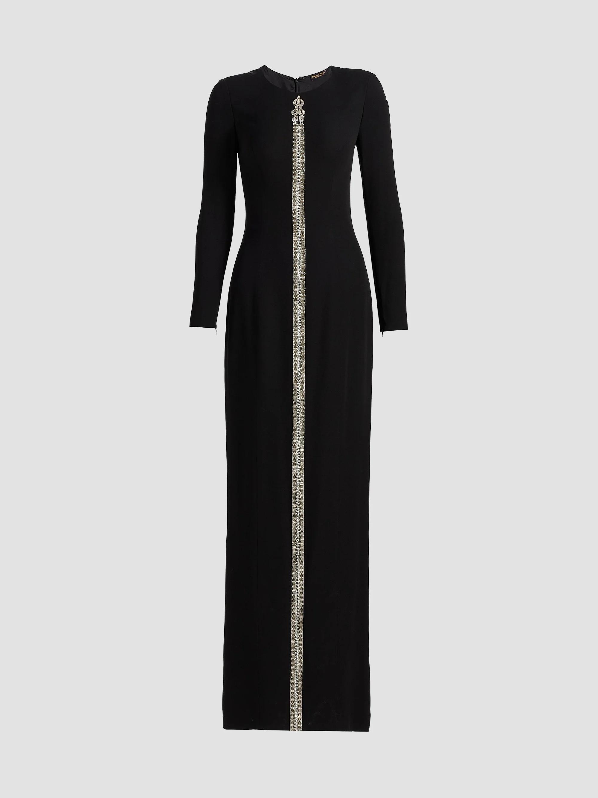 Altuzarra Kaplan Grommet-Embellished Long-Sleeve Midi-Dress | Saks