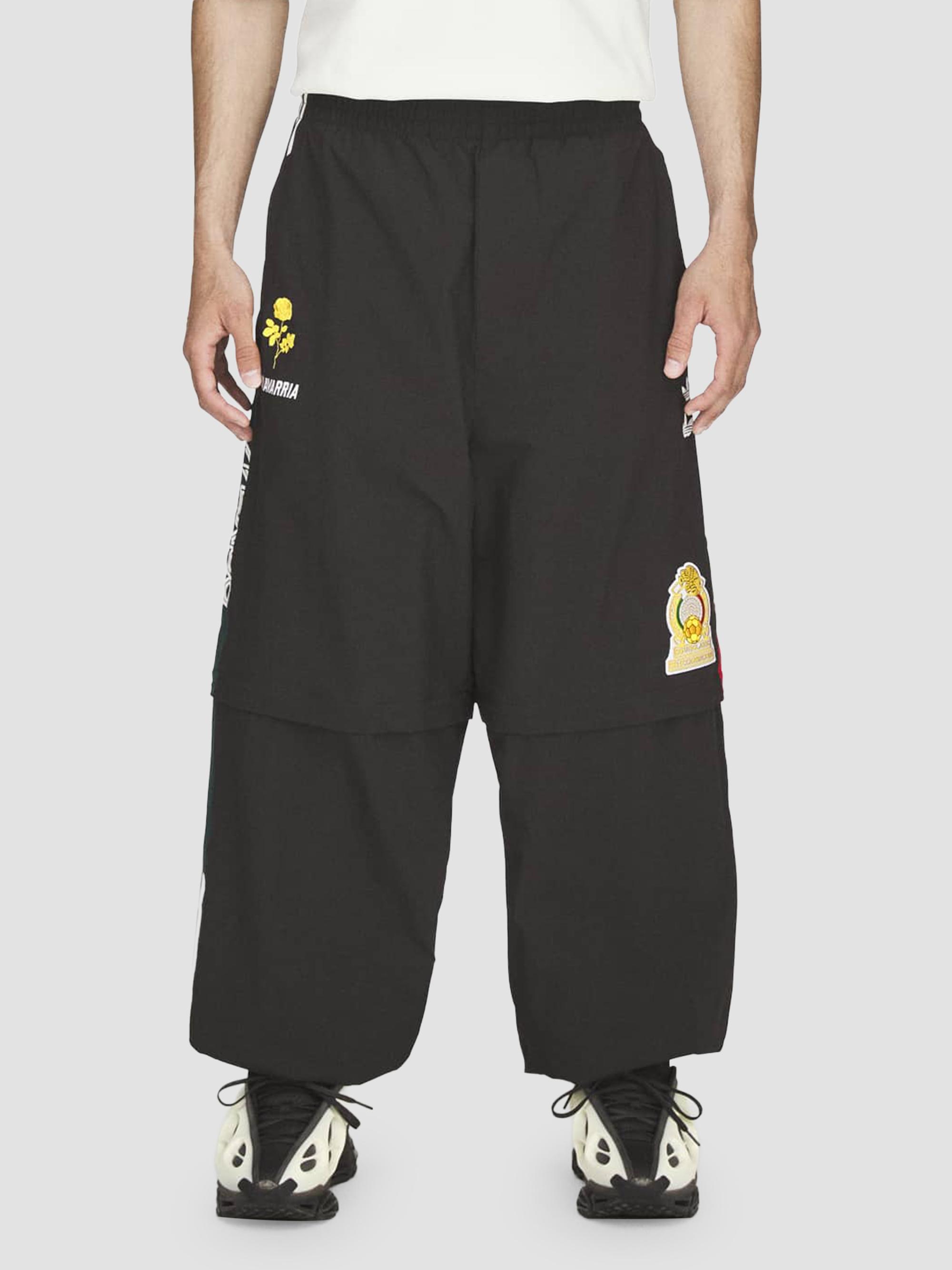 adidas Men's  x Willy Chavarria Anthem Convertible Trackpants - Black | Thumbnail 4