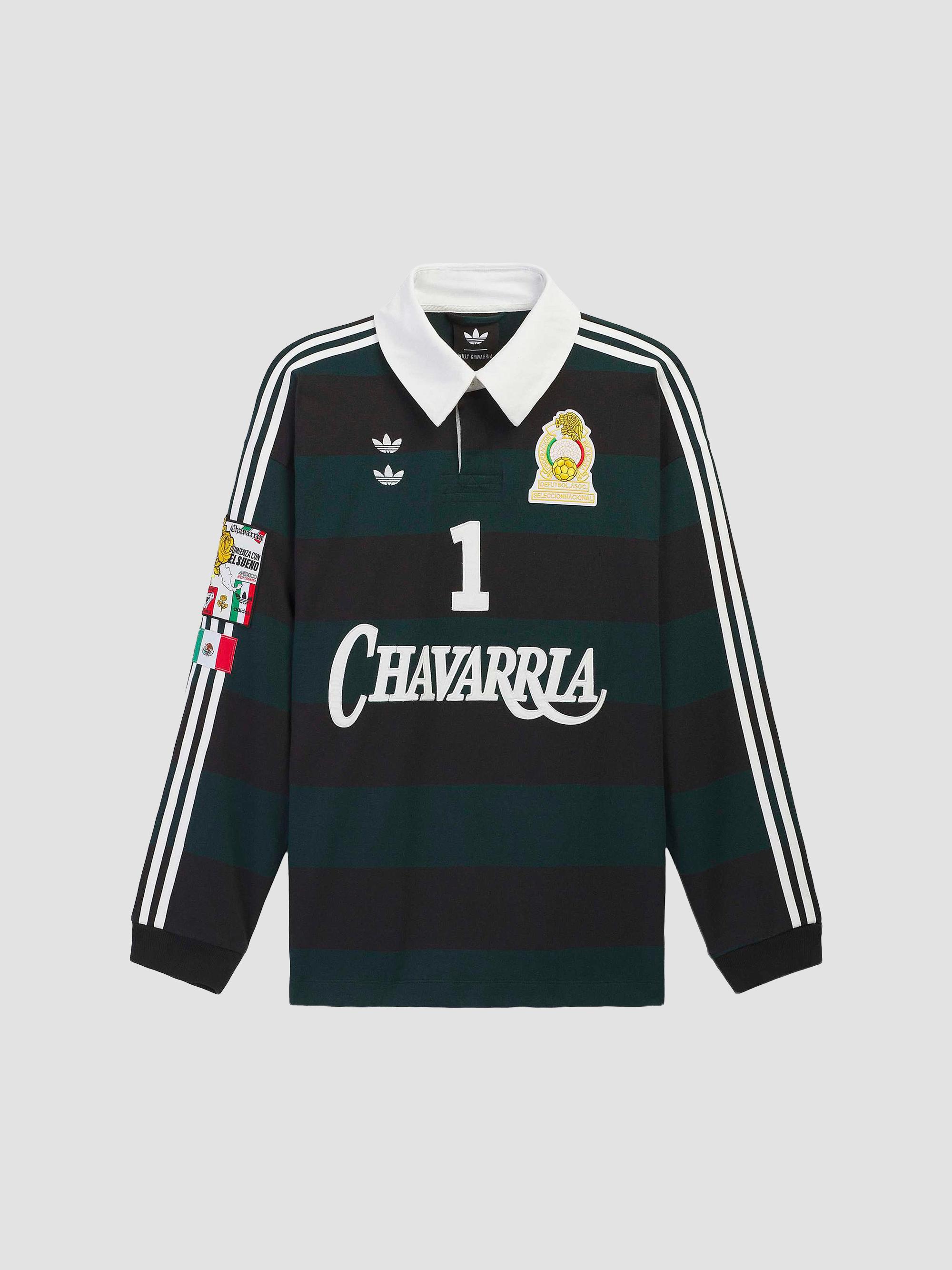  x Willy Chavarria 長袖シャツ adidas adidas x Willy Chavarria Portero Cotton Long-Sleeve Rugby
