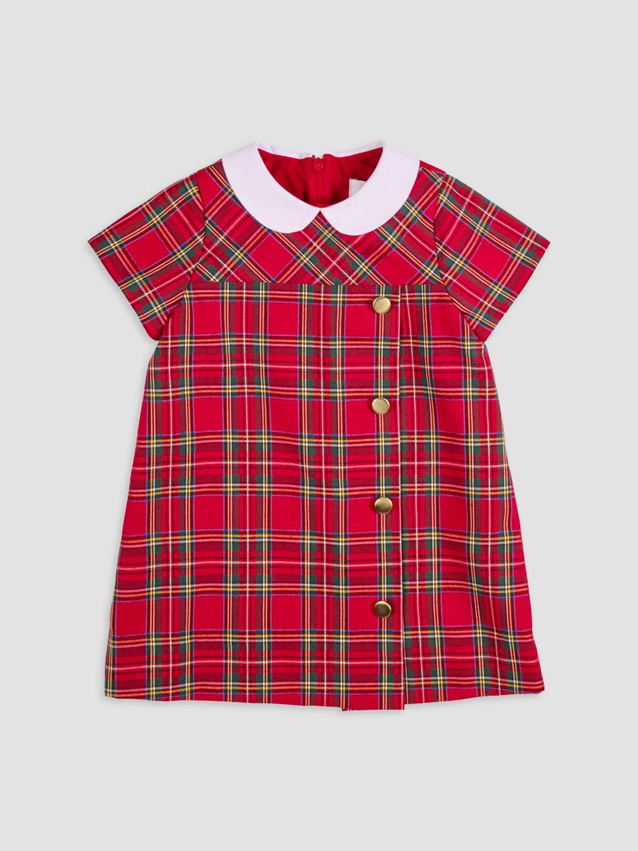 Florence Eiseman Girl's Baby Girl's & Little Girl's Plaid Short-sleeve Dress In Red Multi