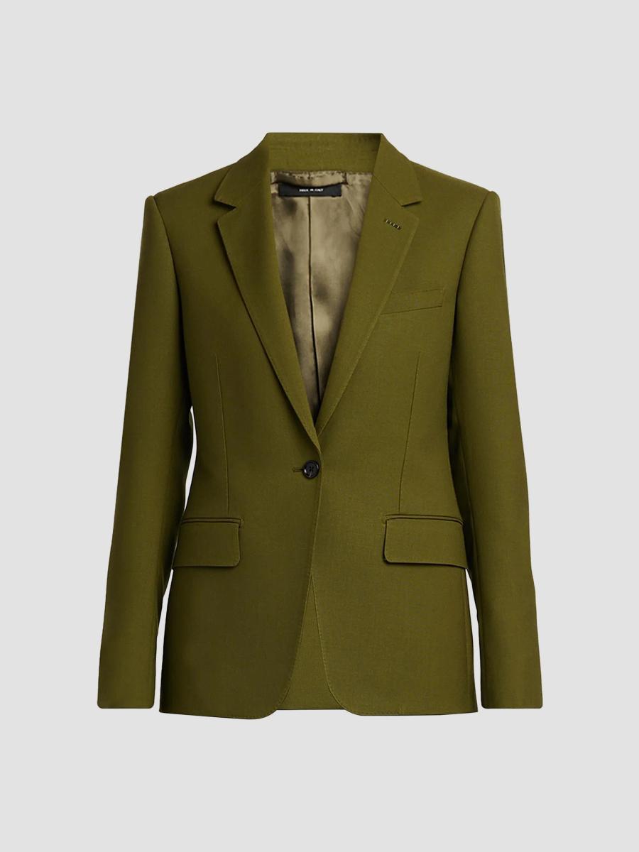Tom Ford Women's Wool-cashmere Single-breasted Sport Jacket In Ivy Green