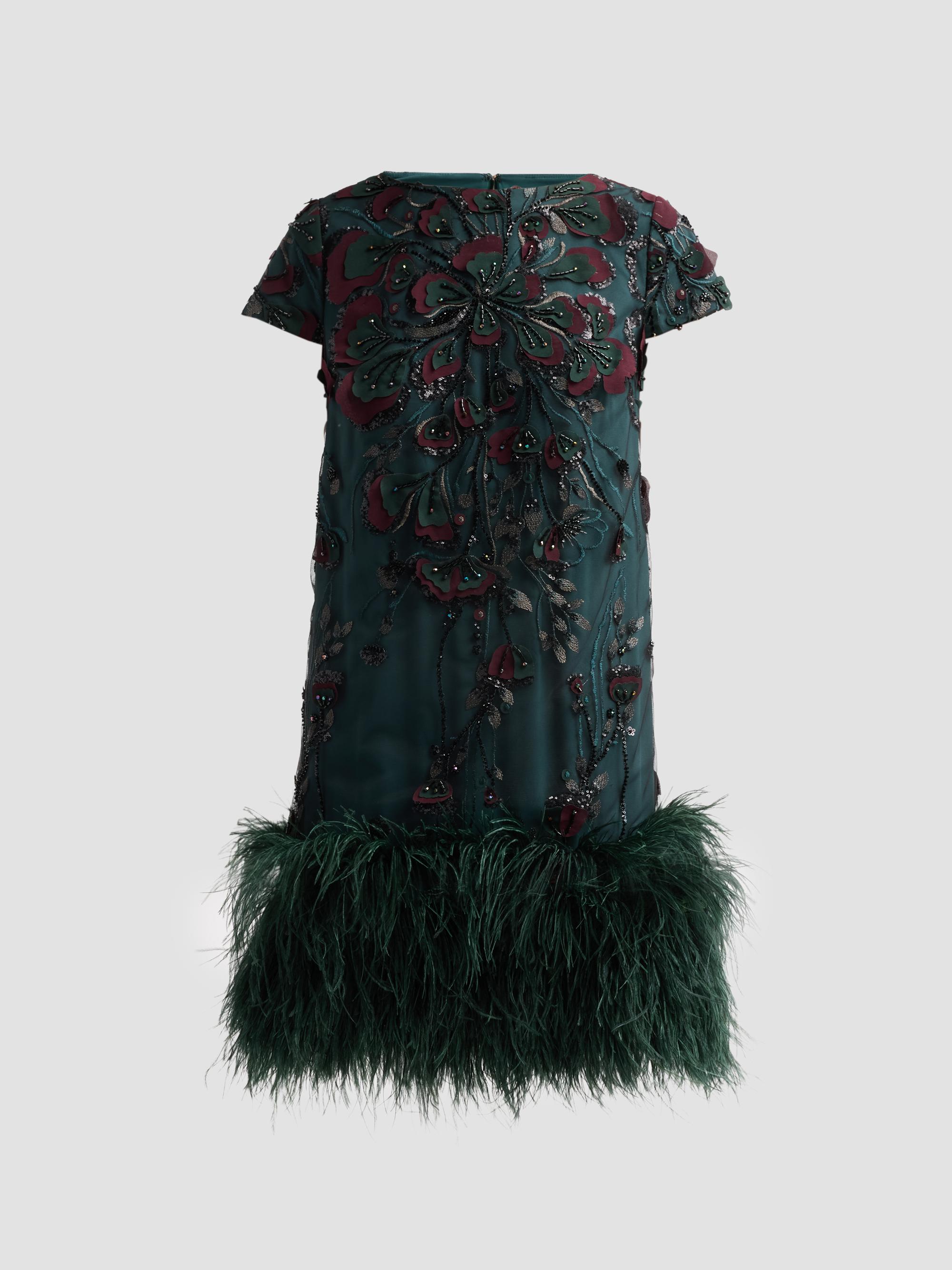green dress saks fifth avenue Women's Designer Mini Dresses Cocktail dress