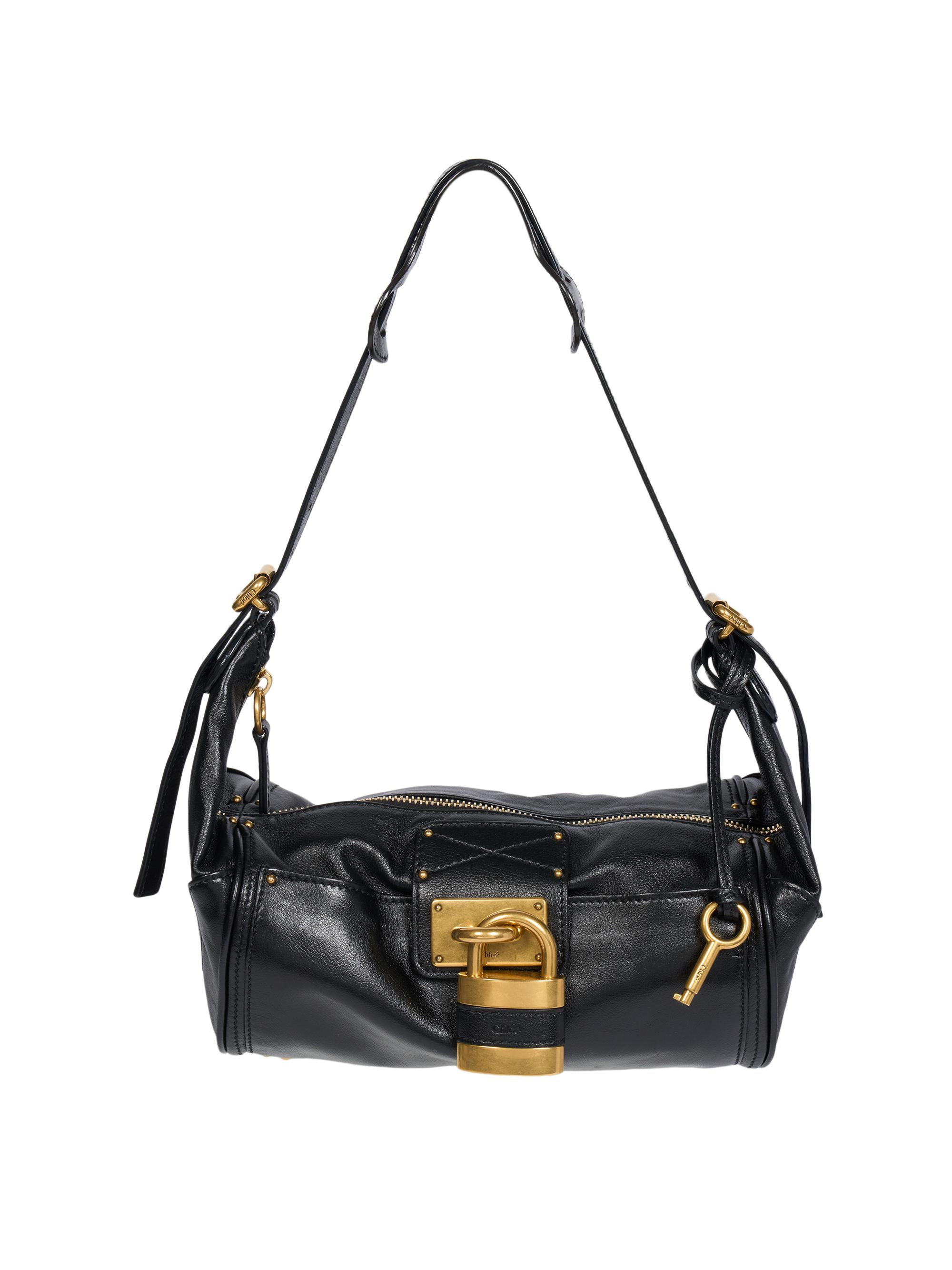 Chloé Women's Paddington Leather Shoulder Bag - Black - Women's Bags