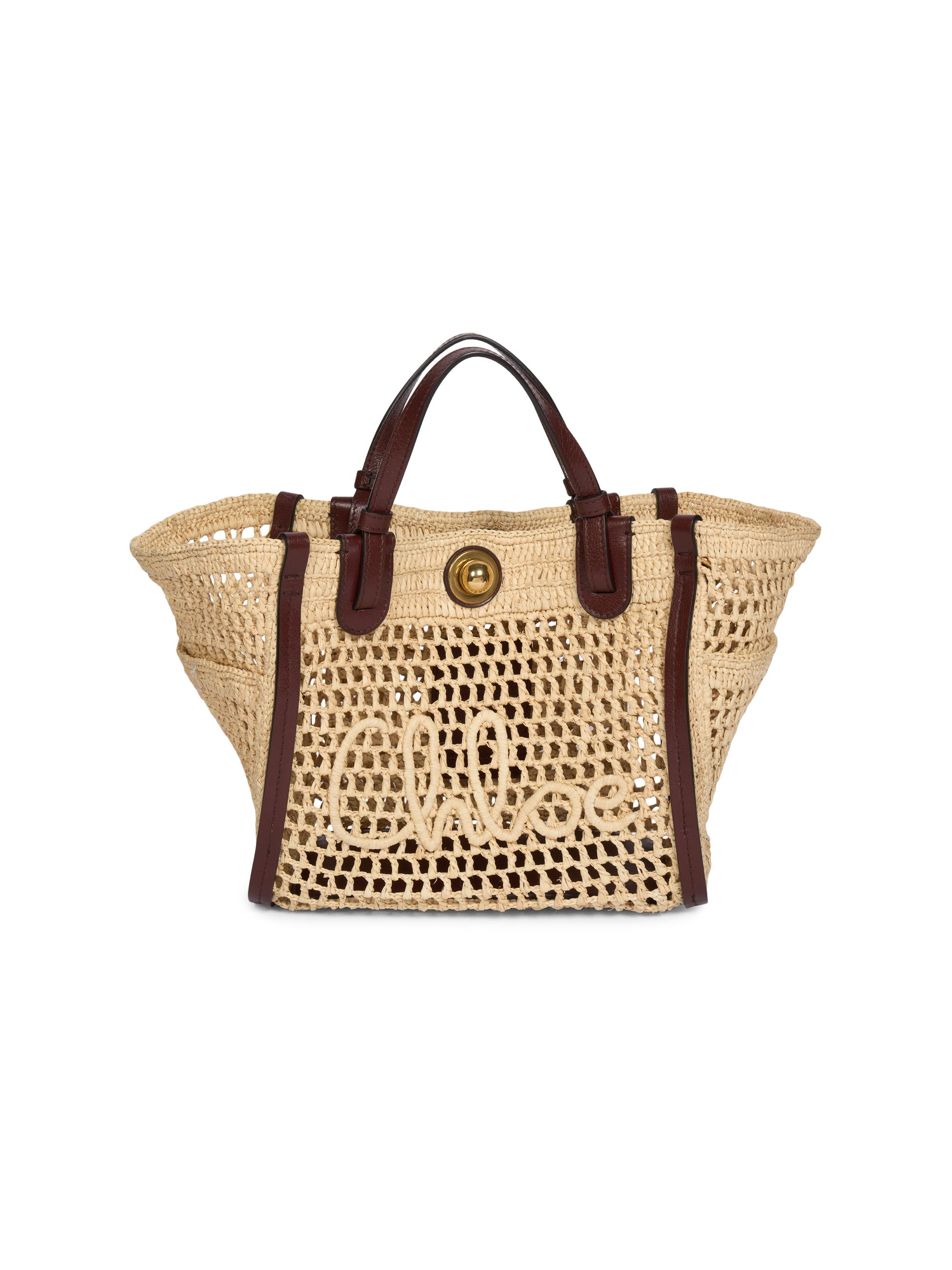 Chloé Women's Iconic  Raffia Tote Bag - Hot Sand - Women's Bags