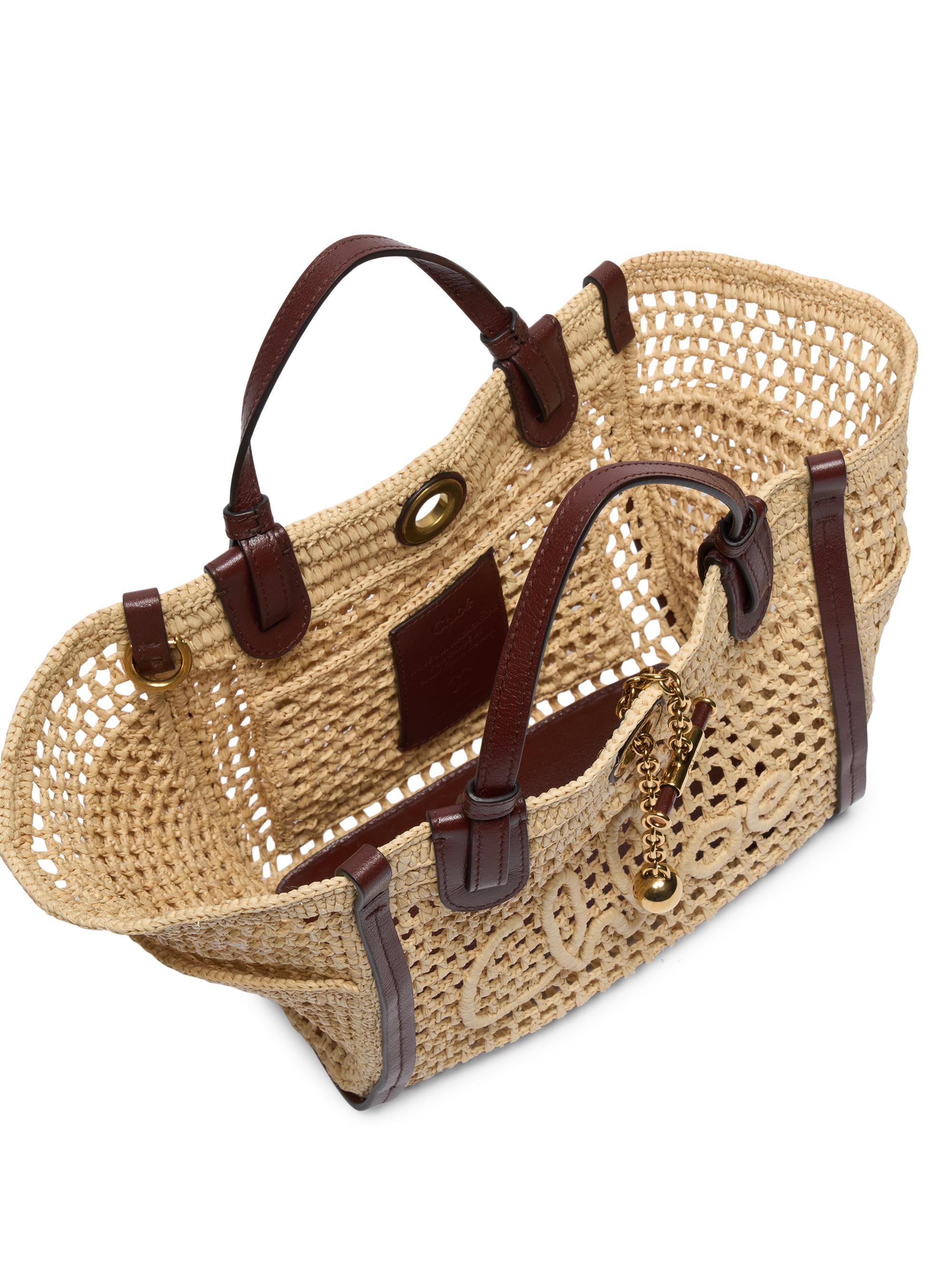Chloé Women's Iconic  Raffia Tote Bag - Hot Sand | Thumbnail 4