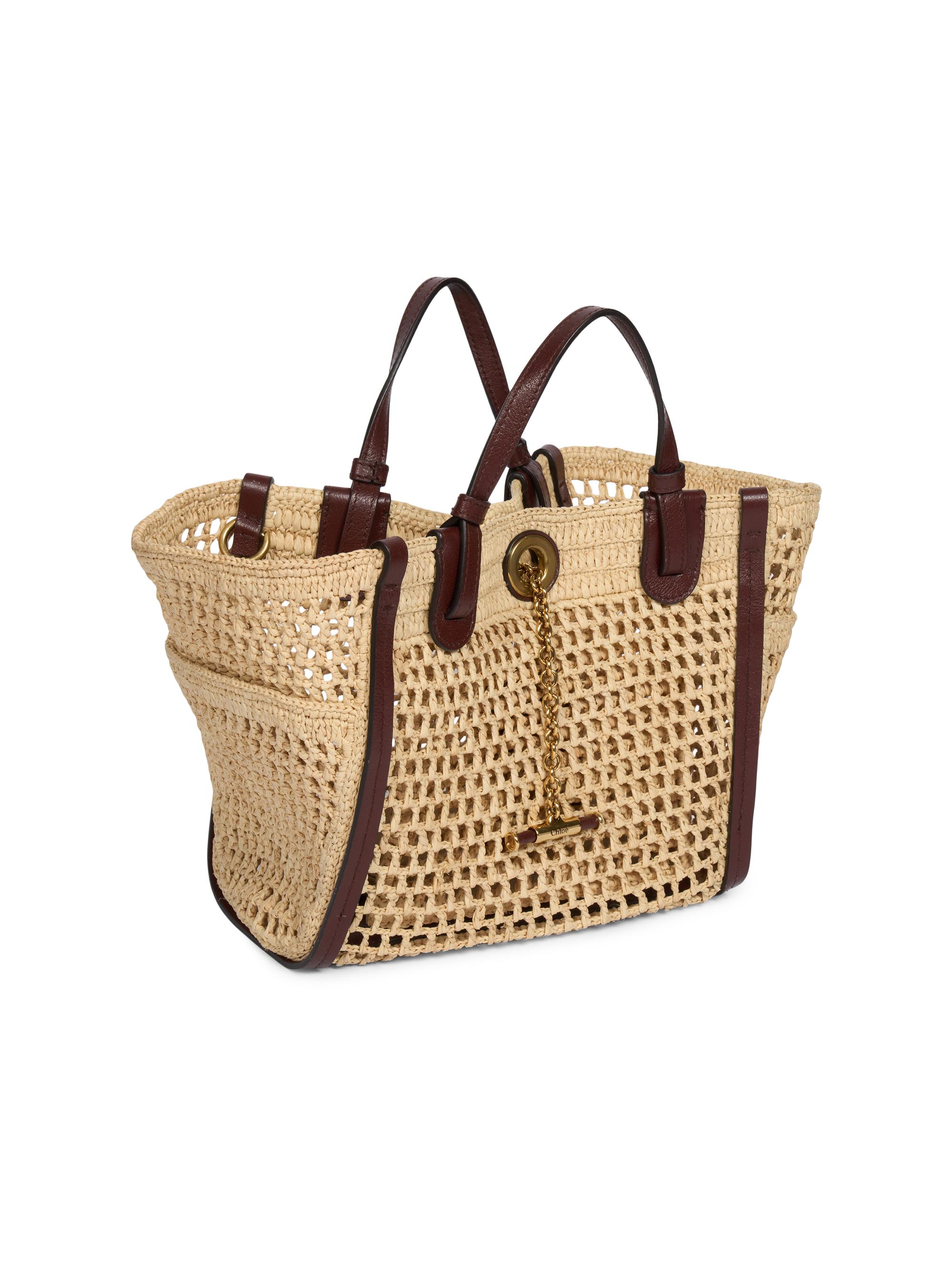Chloé Women's Iconic  Raffia Tote Bag - Hot Sand | Thumbnail 5