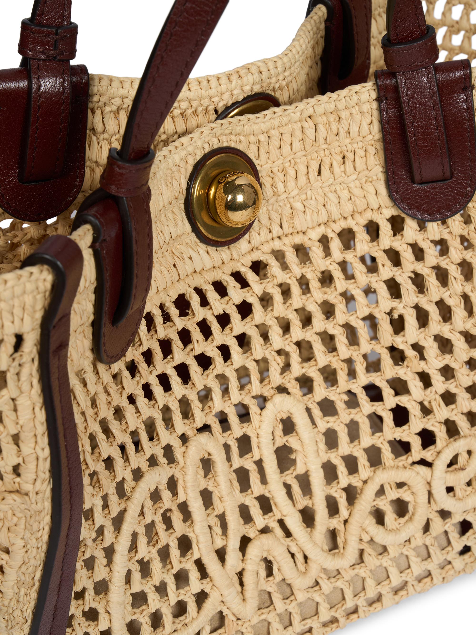 Chloé Women's Iconic  Raffia Tote Bag - Hot Sand | Thumbnail 6