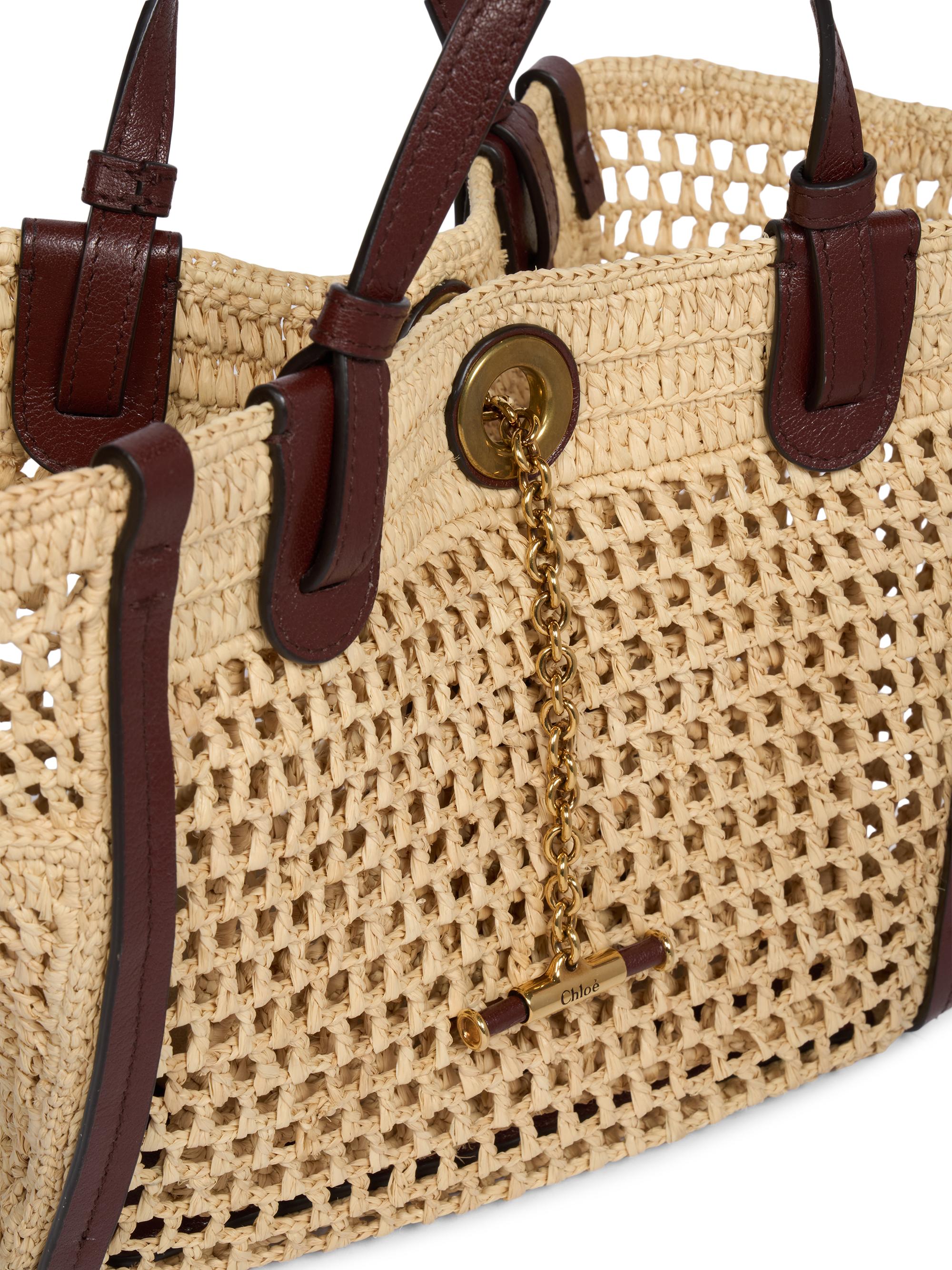 Chloé Women's Iconic  Raffia Tote Bag - Hot Sand | Thumbnail 7