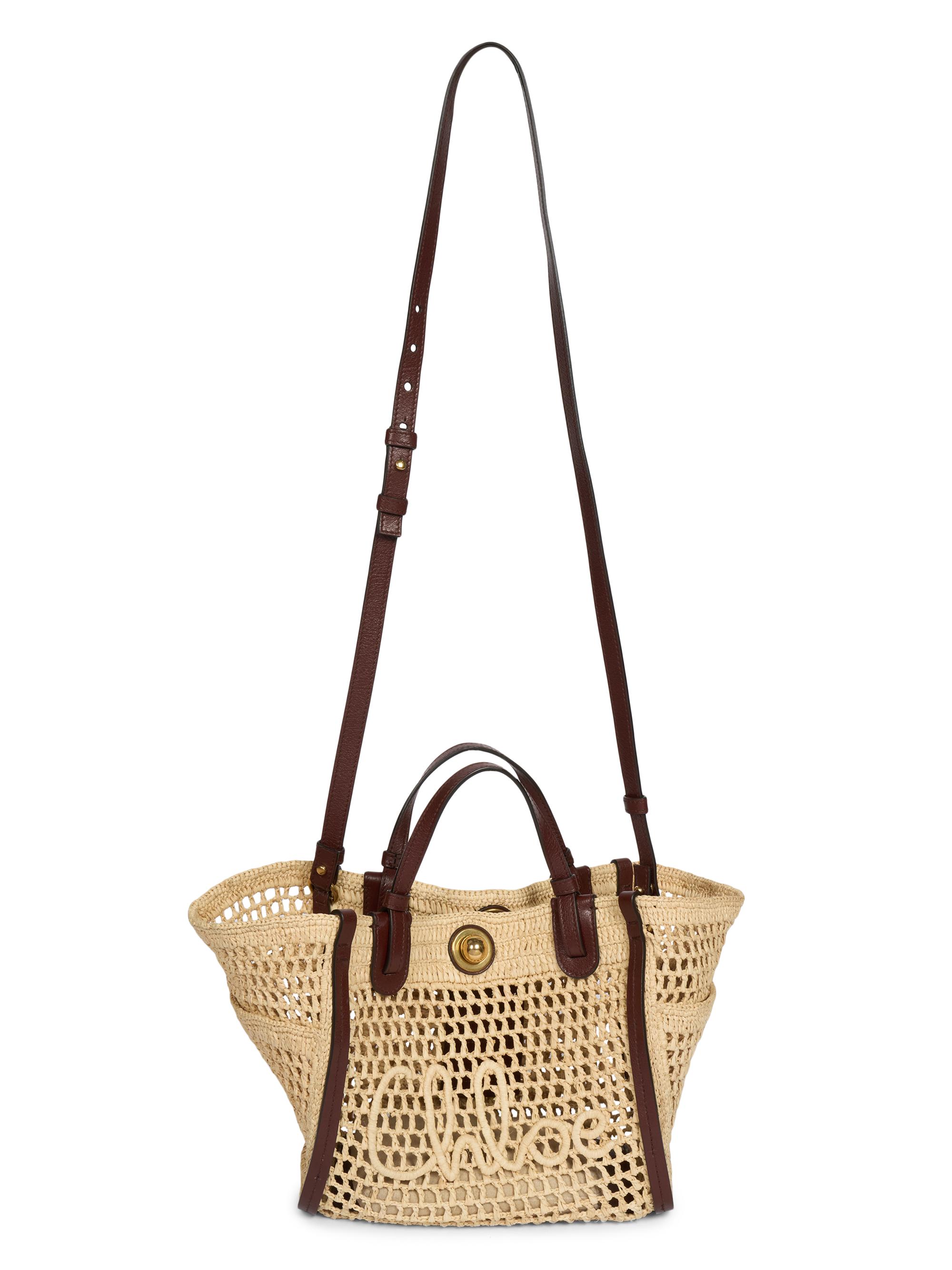 Chloé Women's Iconic  Raffia Tote Bag - Hot Sand | Thumbnail 8