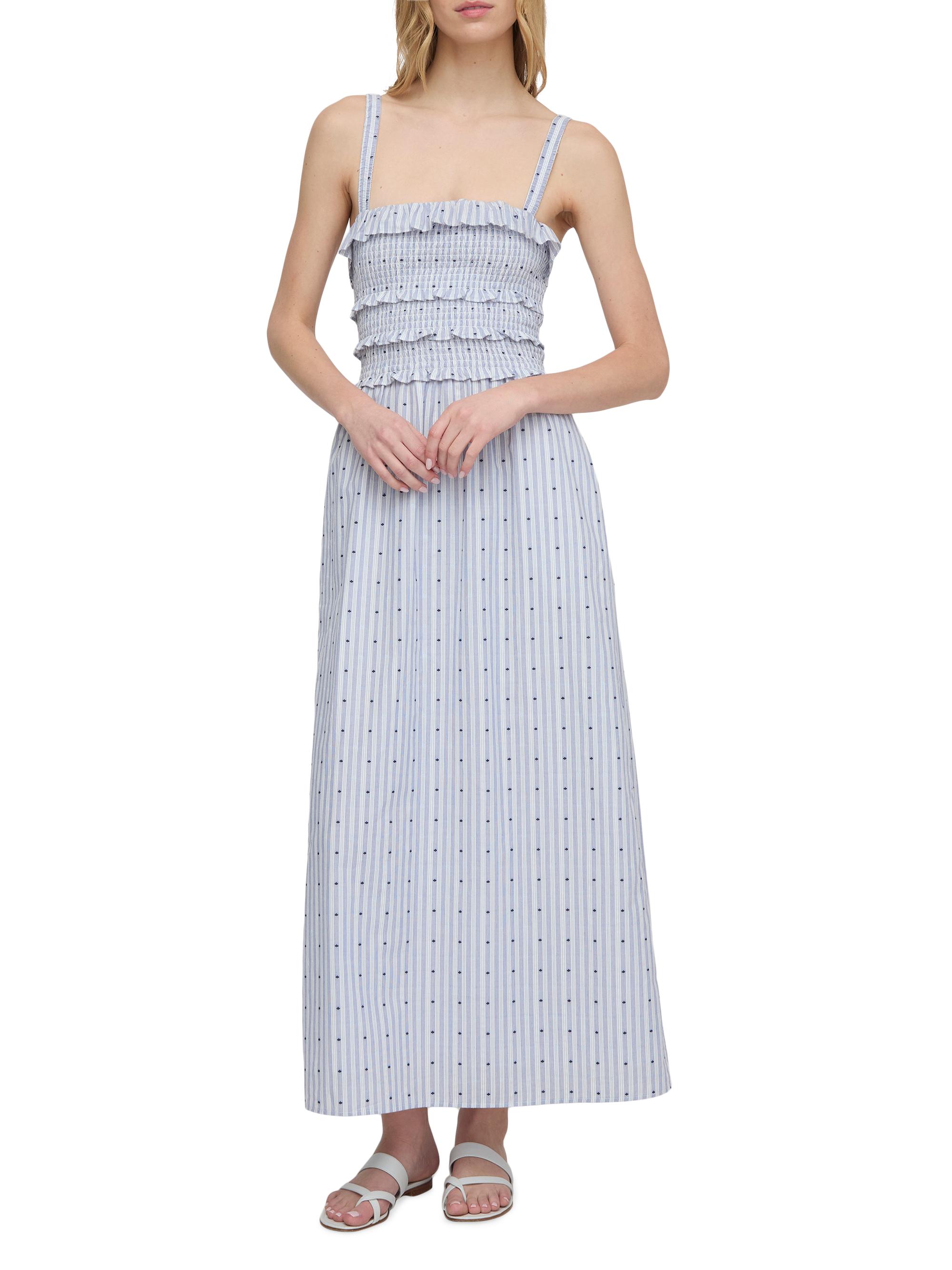Hill House Home Women's The Analiese Nap Dress - Blue Swiss Dot