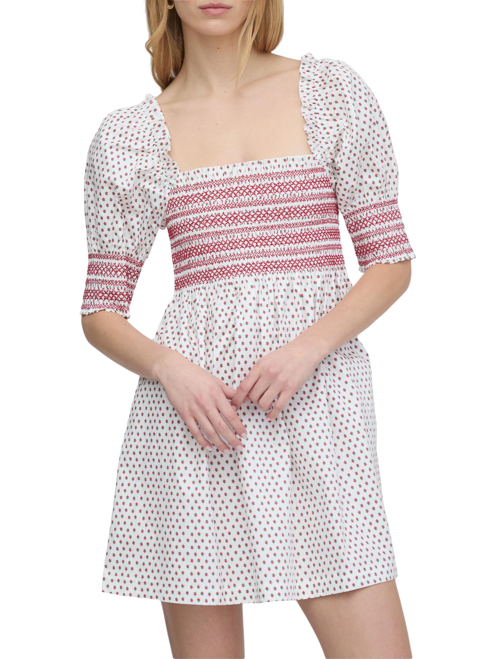 Hill House Home Women's The Lila Nap Dress - White Poppy Half Drop