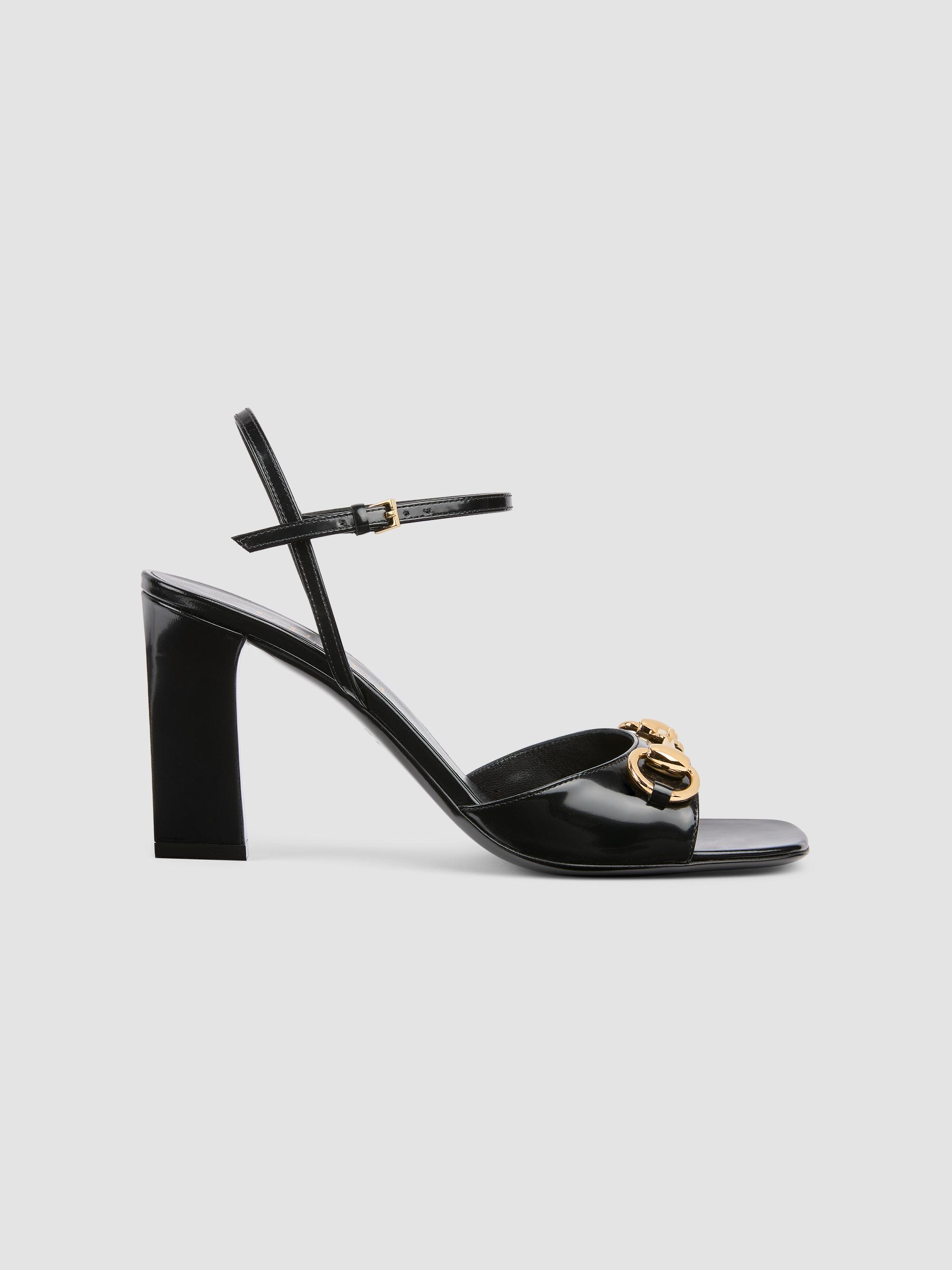 Gucci Signora 85MM Leather Sandals | Saks Fifth Avenue