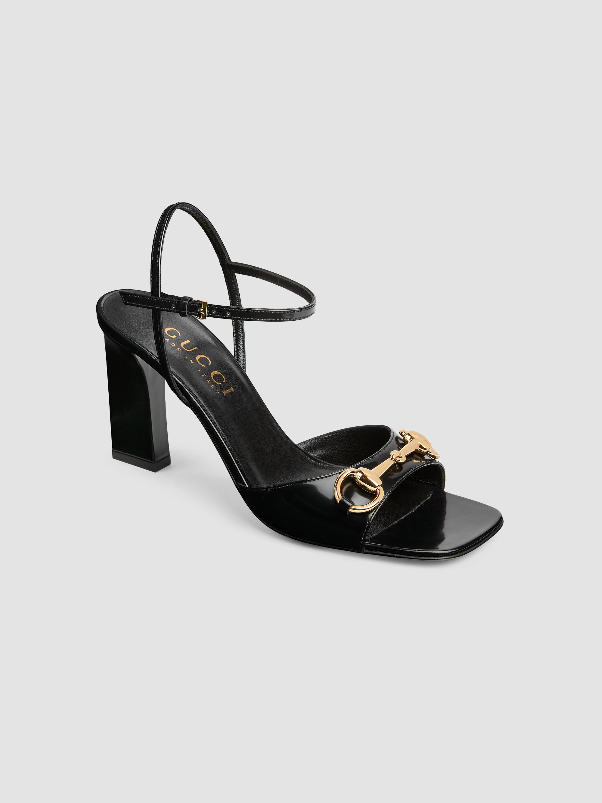 Gucci Signora 85MM Leather Sandals | Saks Fifth Avenue