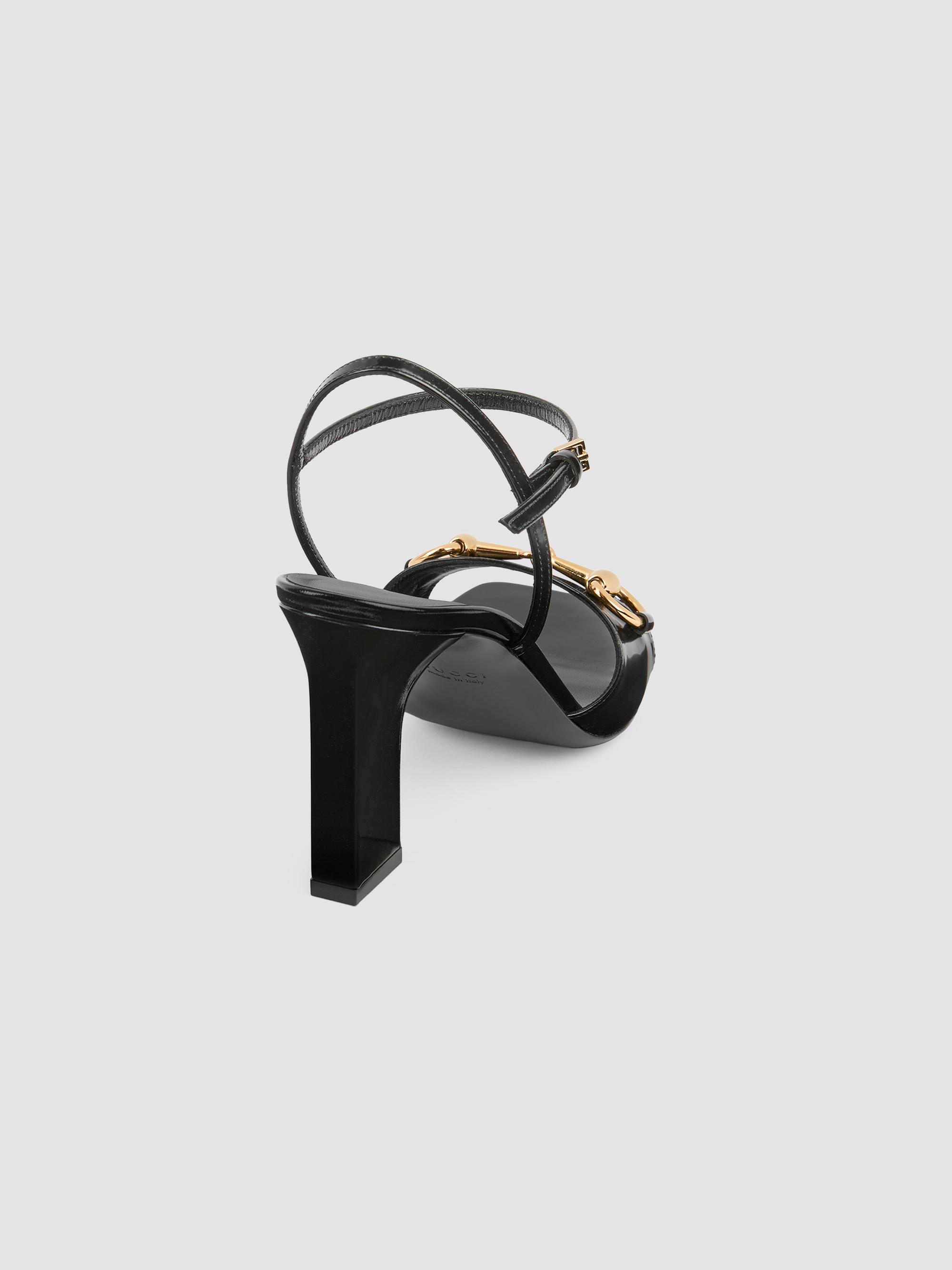 Gucci Signora 85MM Leather Sandals | Saks Fifth Avenue