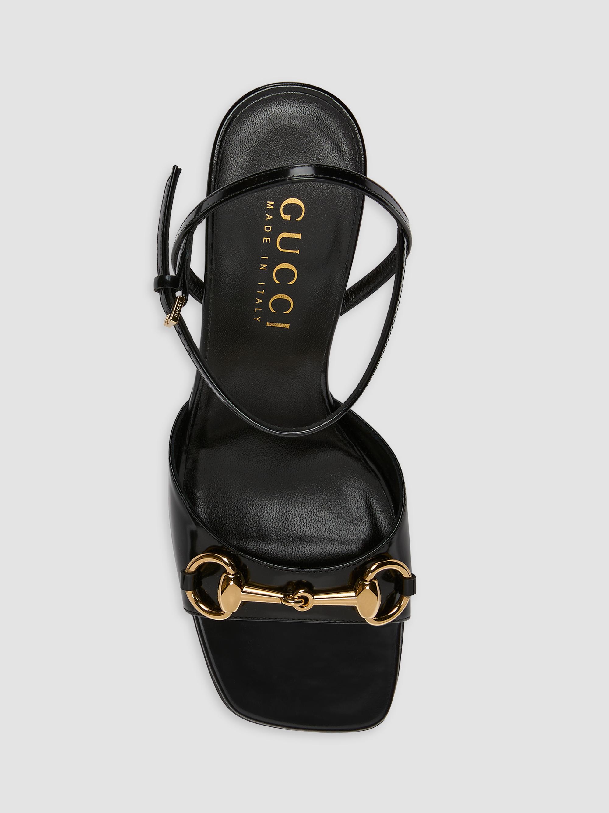 Gucci Signora 85MM Leather Sandals | Saks Fifth Avenue