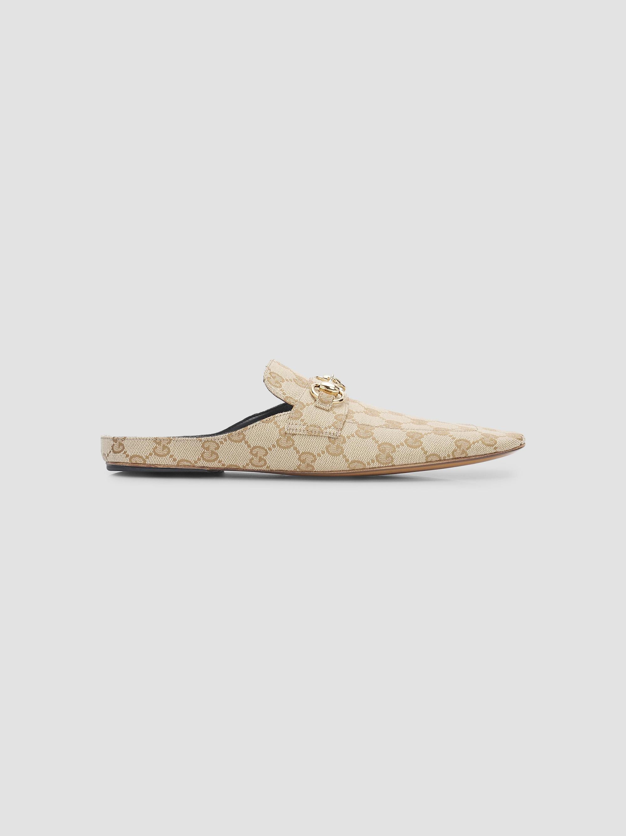 Gucci Ragazzo GG Canvas Mules | Saks Fifth Avenue