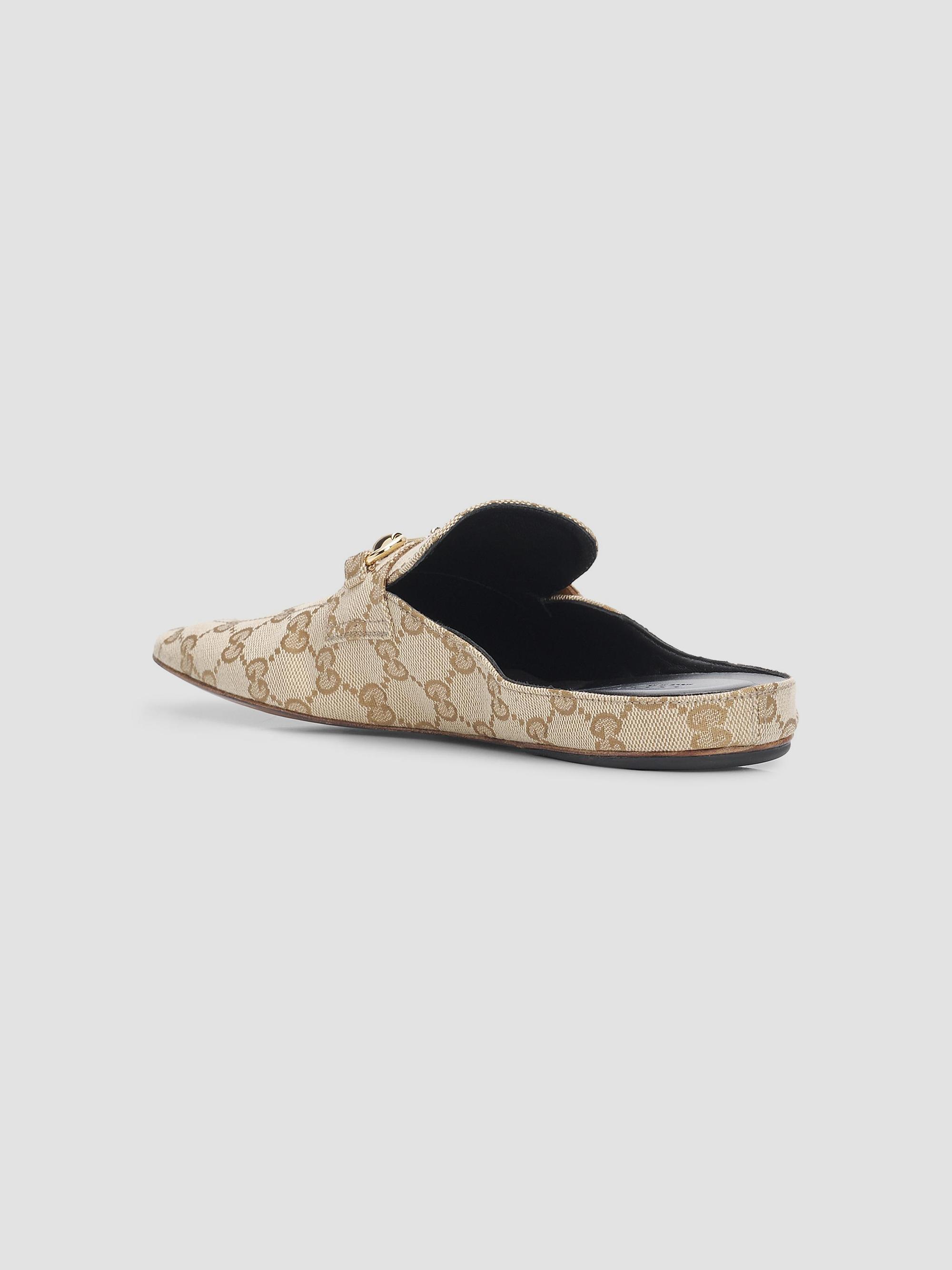 Gucci Ragazzo GG Canvas Mules | Saks Fifth Avenue