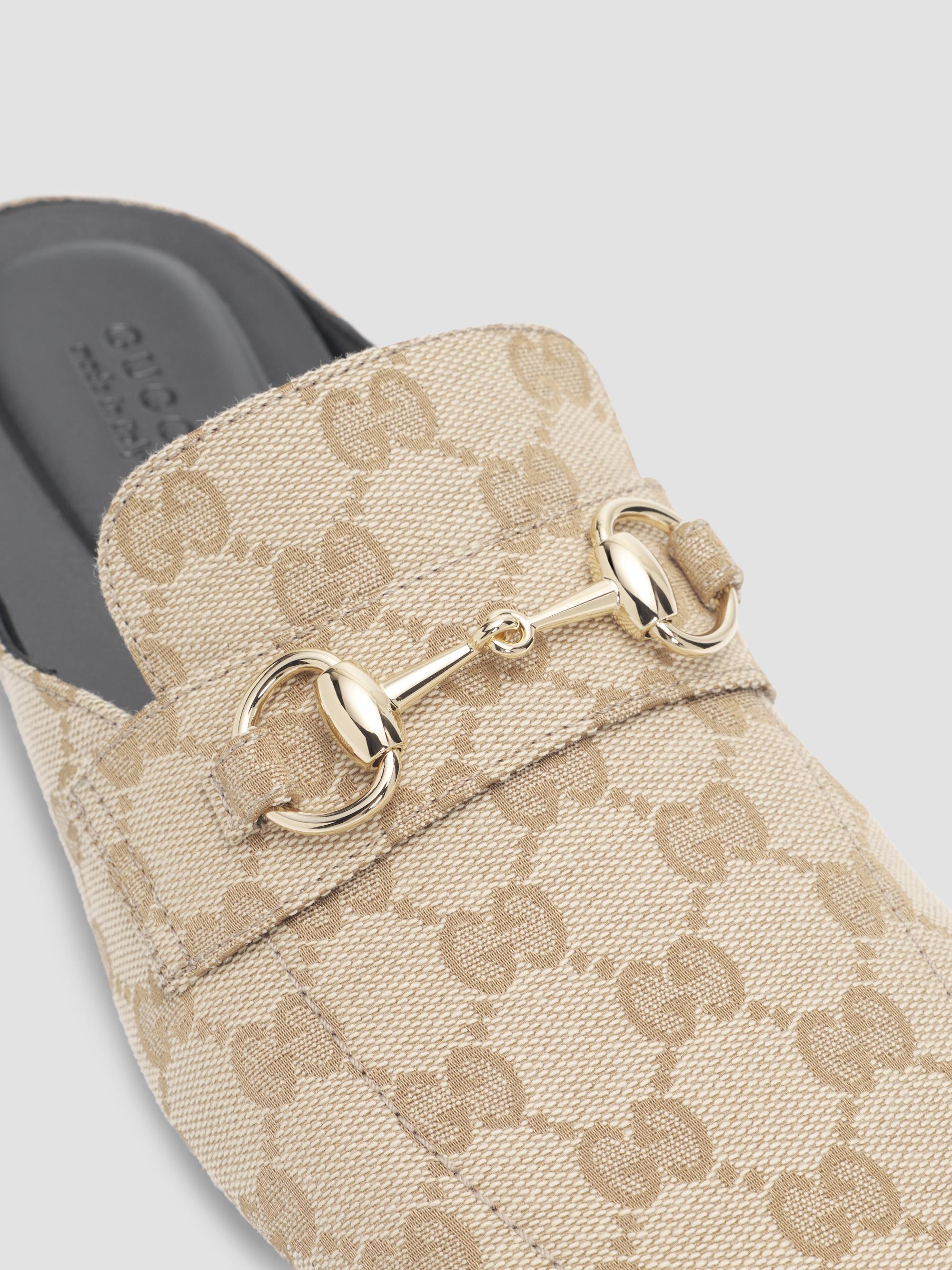Gucci Ragazzo GG Canvas Mules | Saks Fifth Avenue