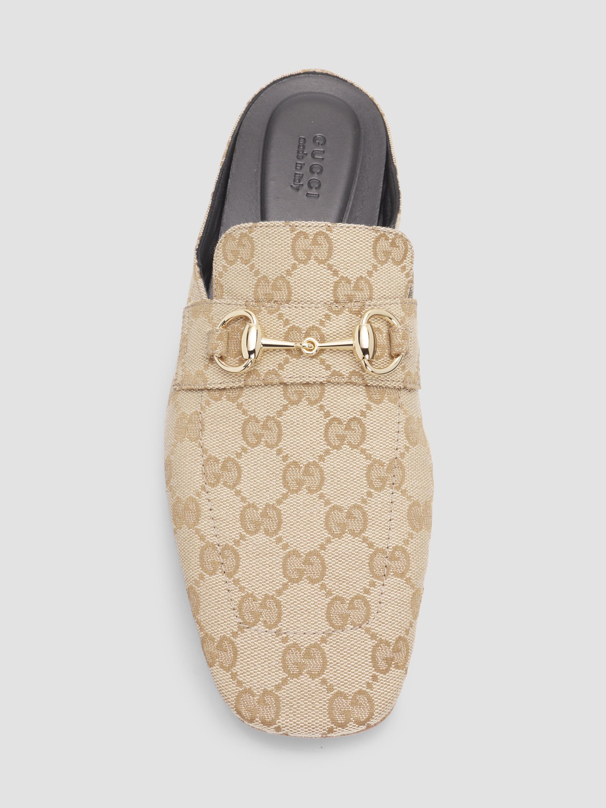 Gucci Ragazzo GG Canvas Mules | Saks Fifth Avenue