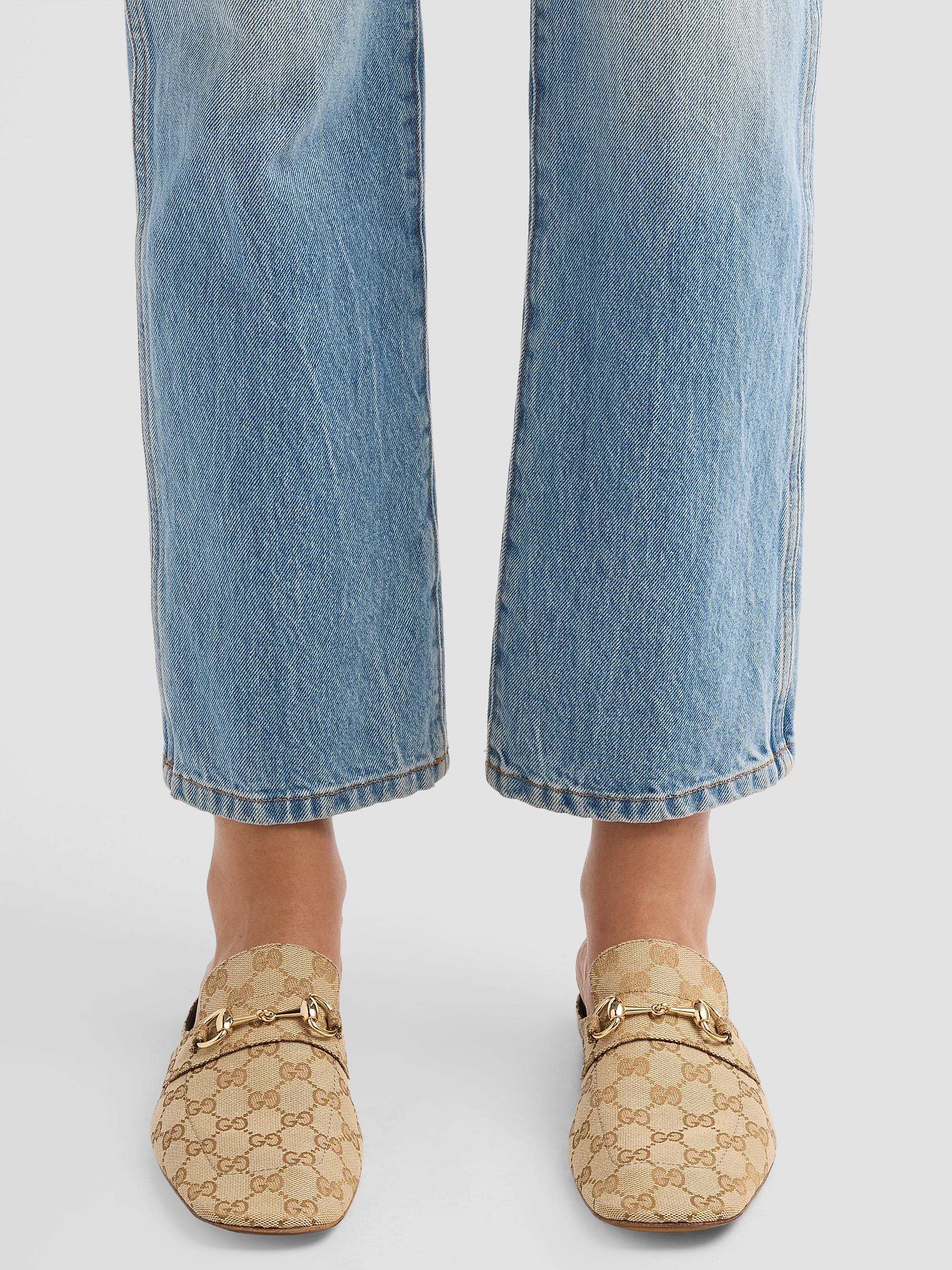 Gucci Ragazzo GG Canvas Mules | Saks Fifth Avenue