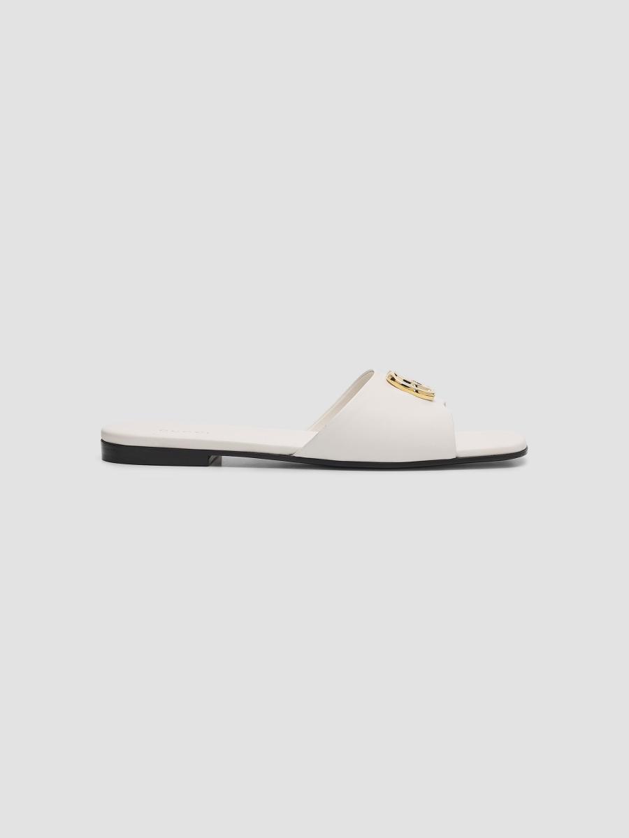 Gucci Double G Leather Sandals | Saks Fifth Avenue