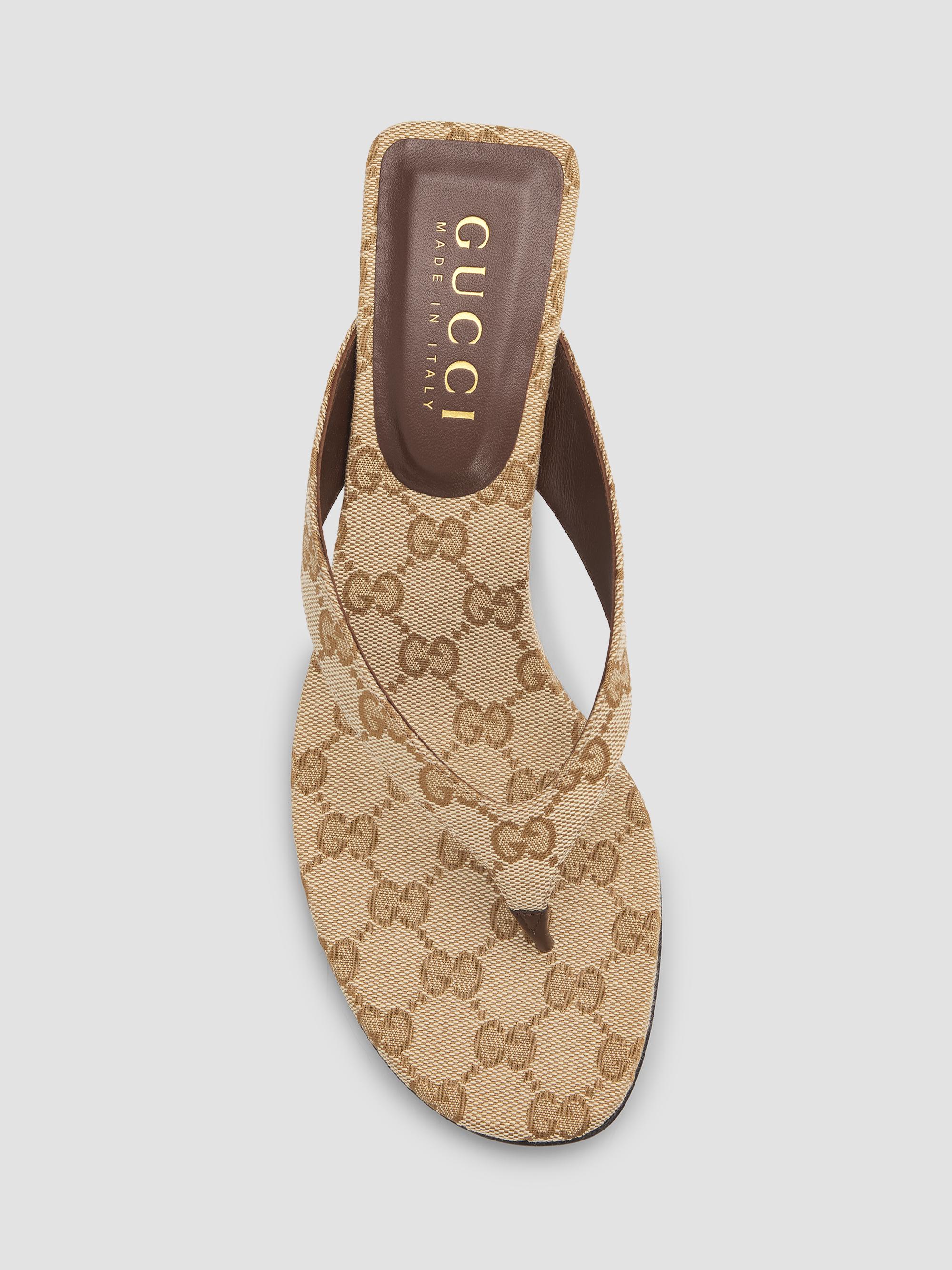 Gucci Vittoria 55MM Thong Sandals | Saks Fifth Avenue