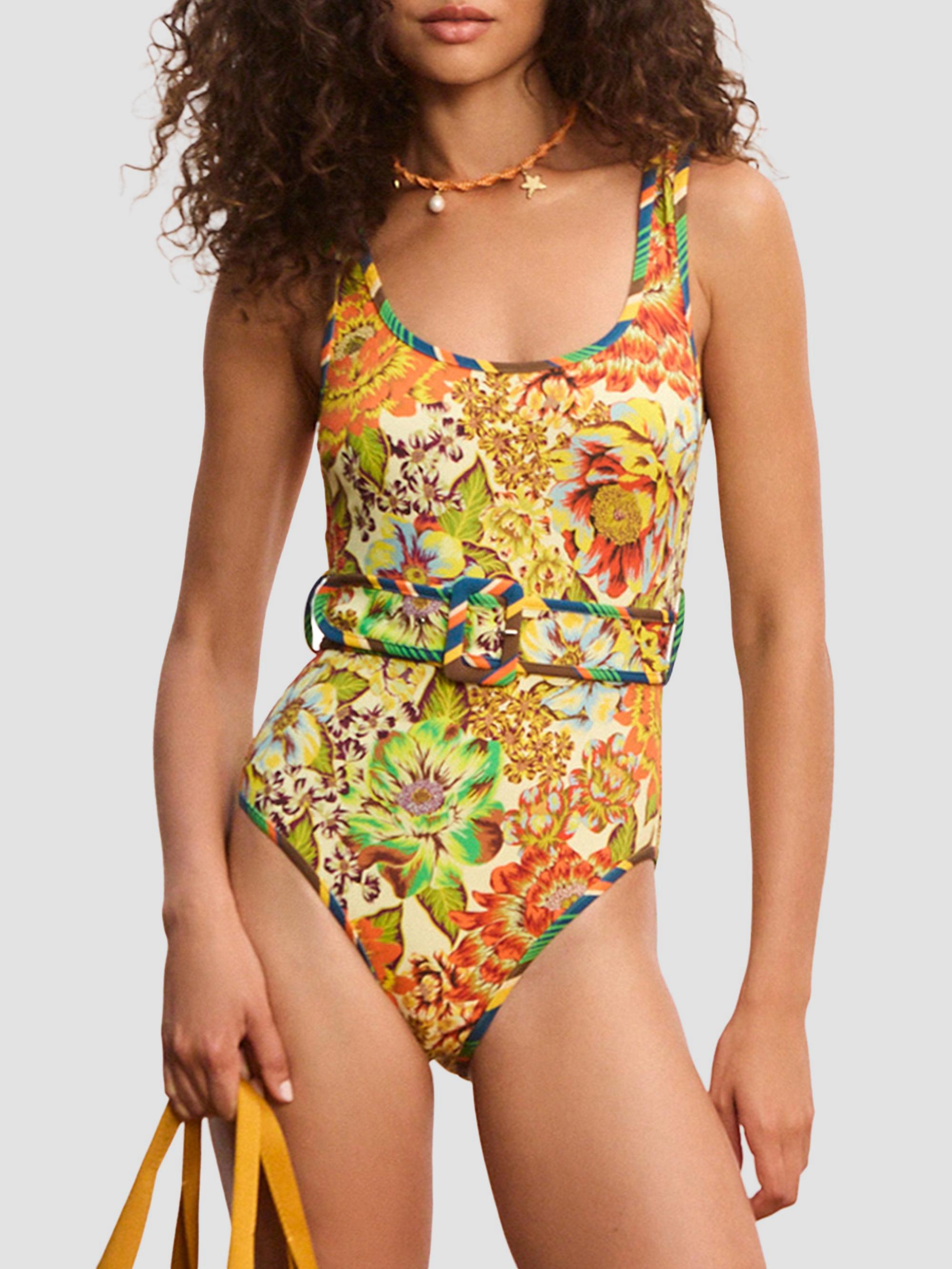 ALÉMAIS Charlie Belted One-Piece Swimsuit | Saks Fifth Avenue