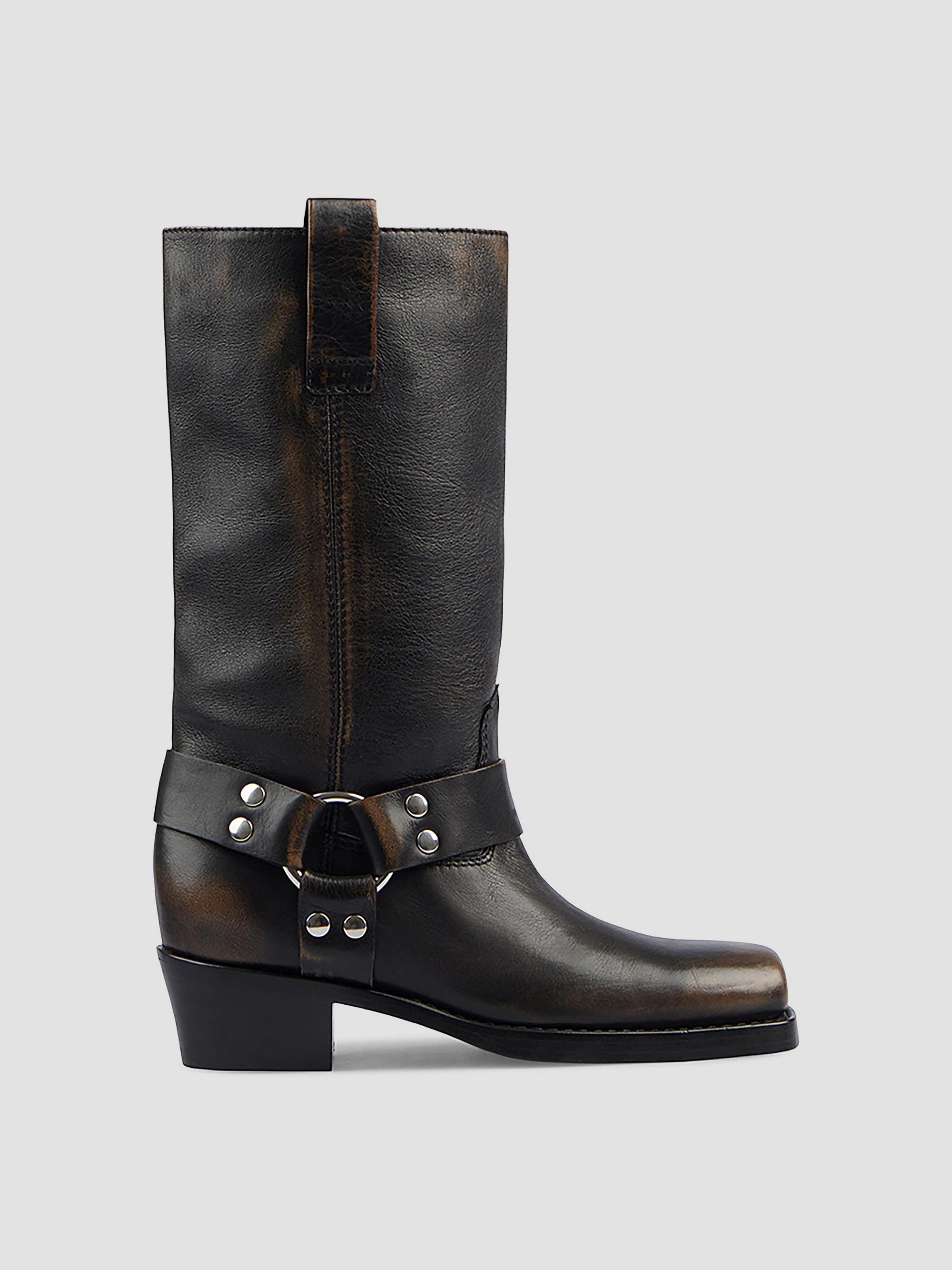 Paris Texas Montana 20MM Embossed Leather Knee-High Boots | Saks