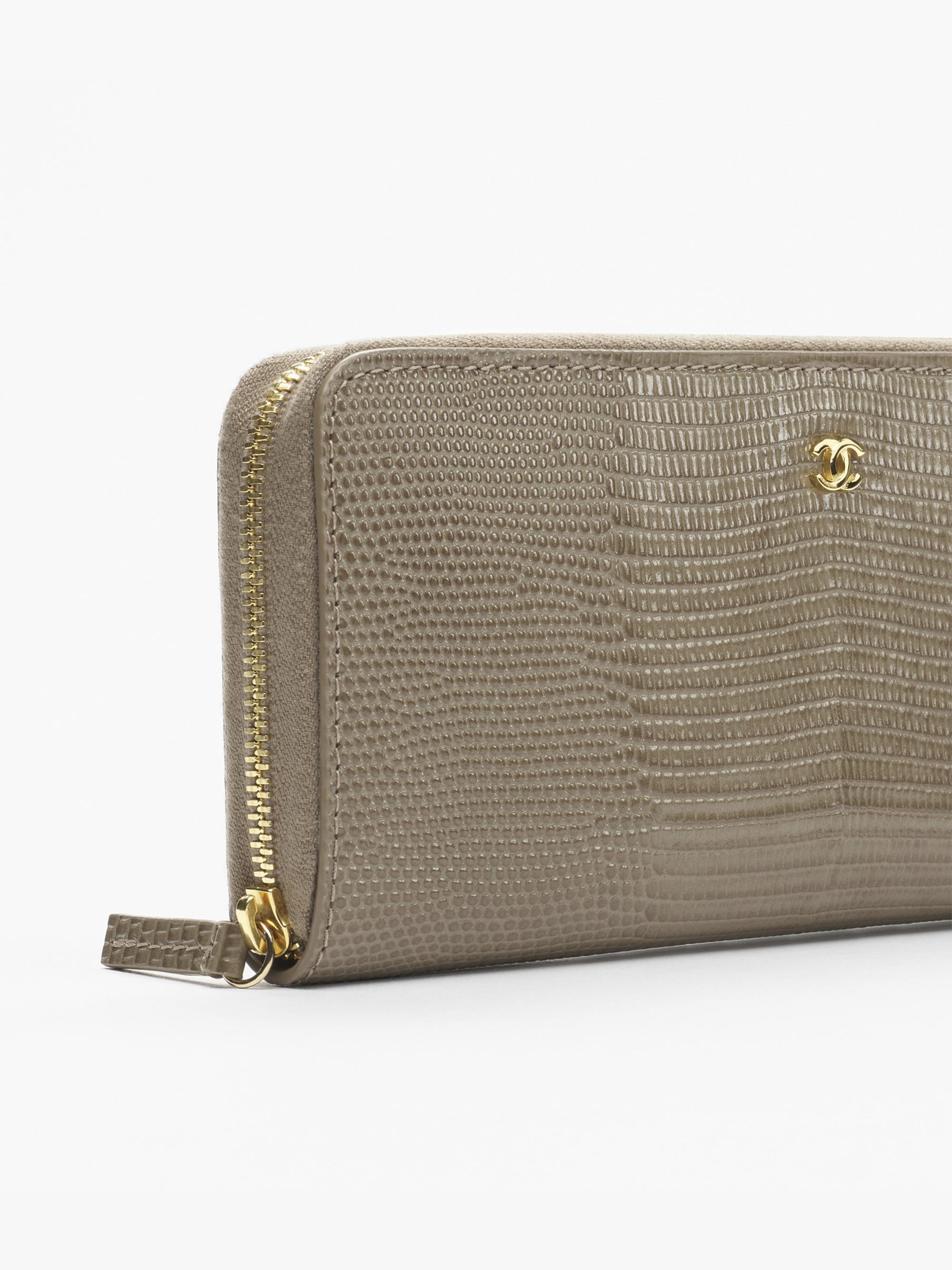 CHANEL LONG ZIPPED WALLET | Saks Fifth Avenue