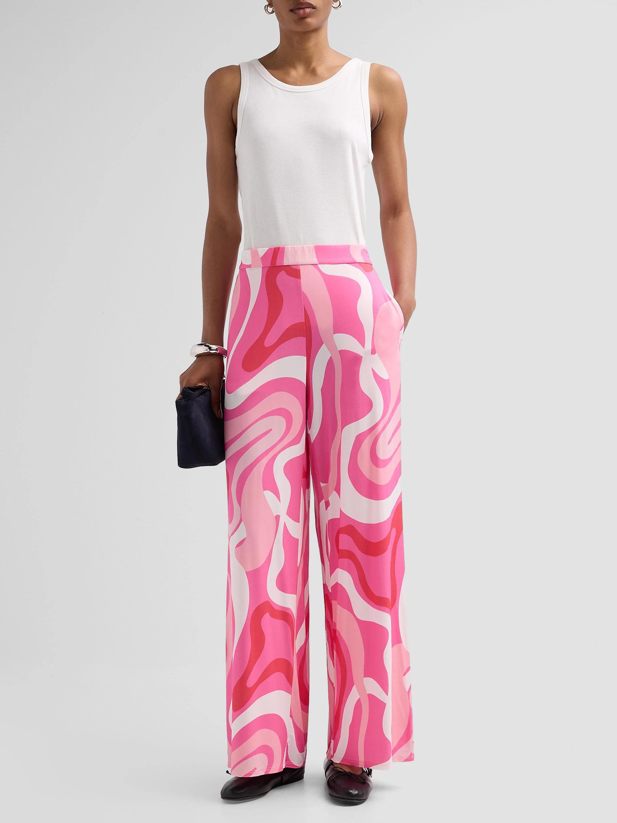 Generation Love Kelela Geo Sheen Jersey Pants | Saks Fifth Avenue
