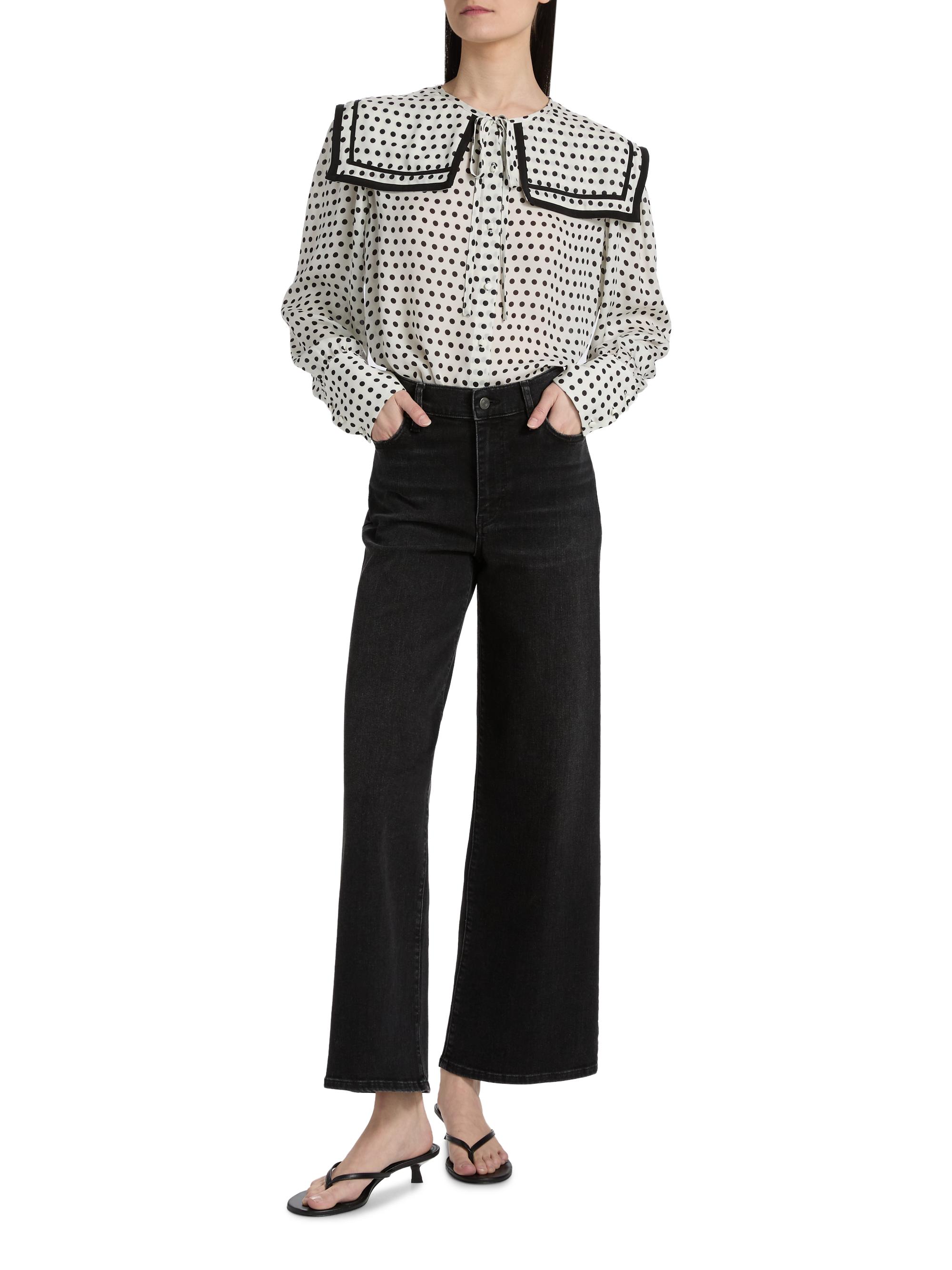 FRAME Women's Le Slim Palazzo Ankle Jeans - Etch | Thumbnail 2