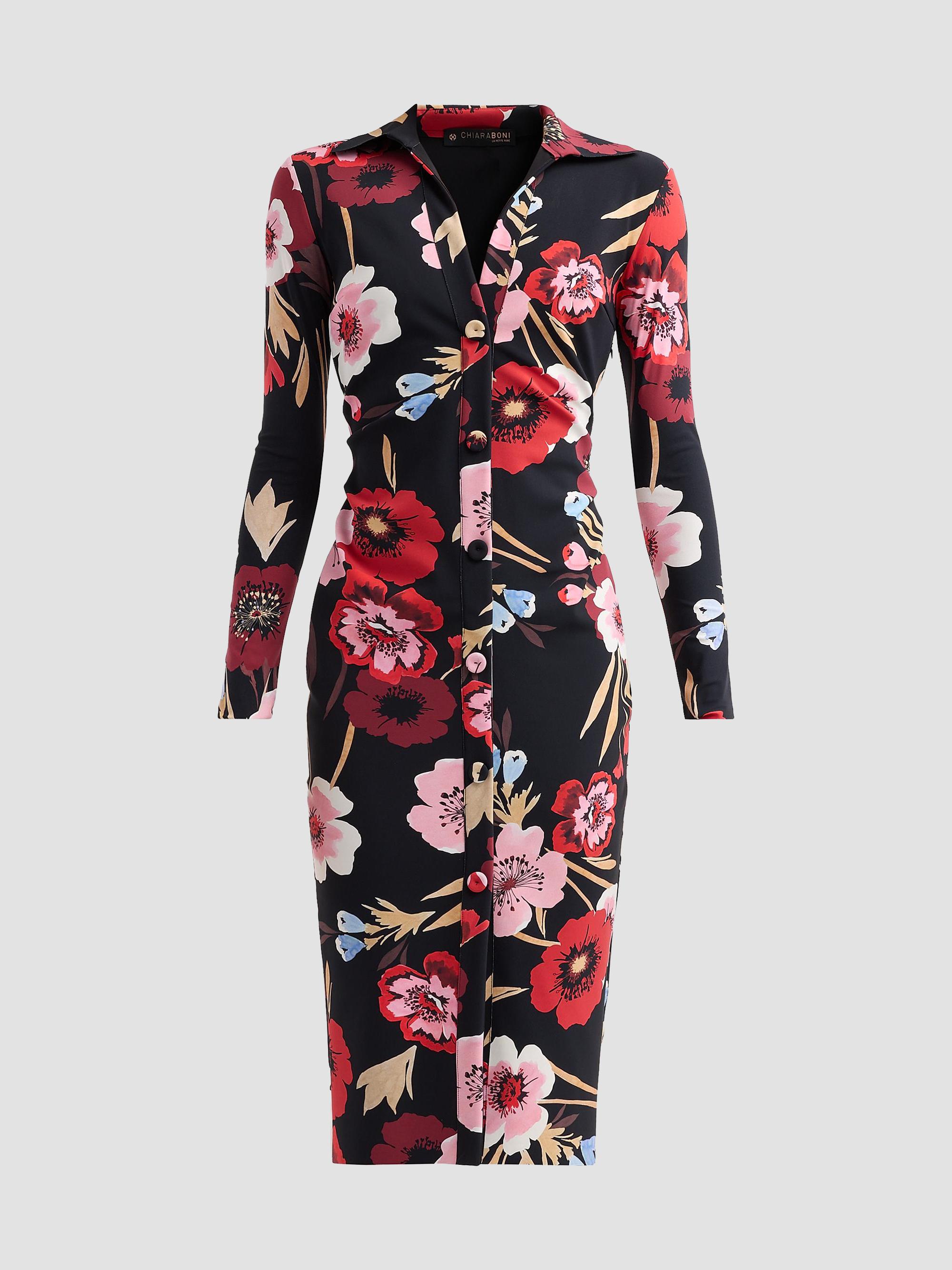 Chiara Boni La Petite Robe Women's Taima Jersey Knee-Length Shirtdress - Maesmall