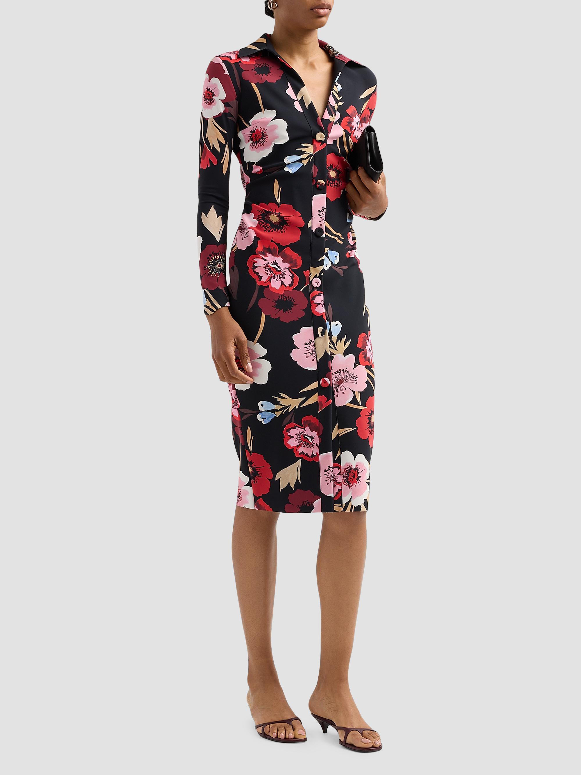 Chiara Boni La Petite Robe Women's Taima Jersey Knee-Length Shirtdress - Maesmall | Thumbnail 4