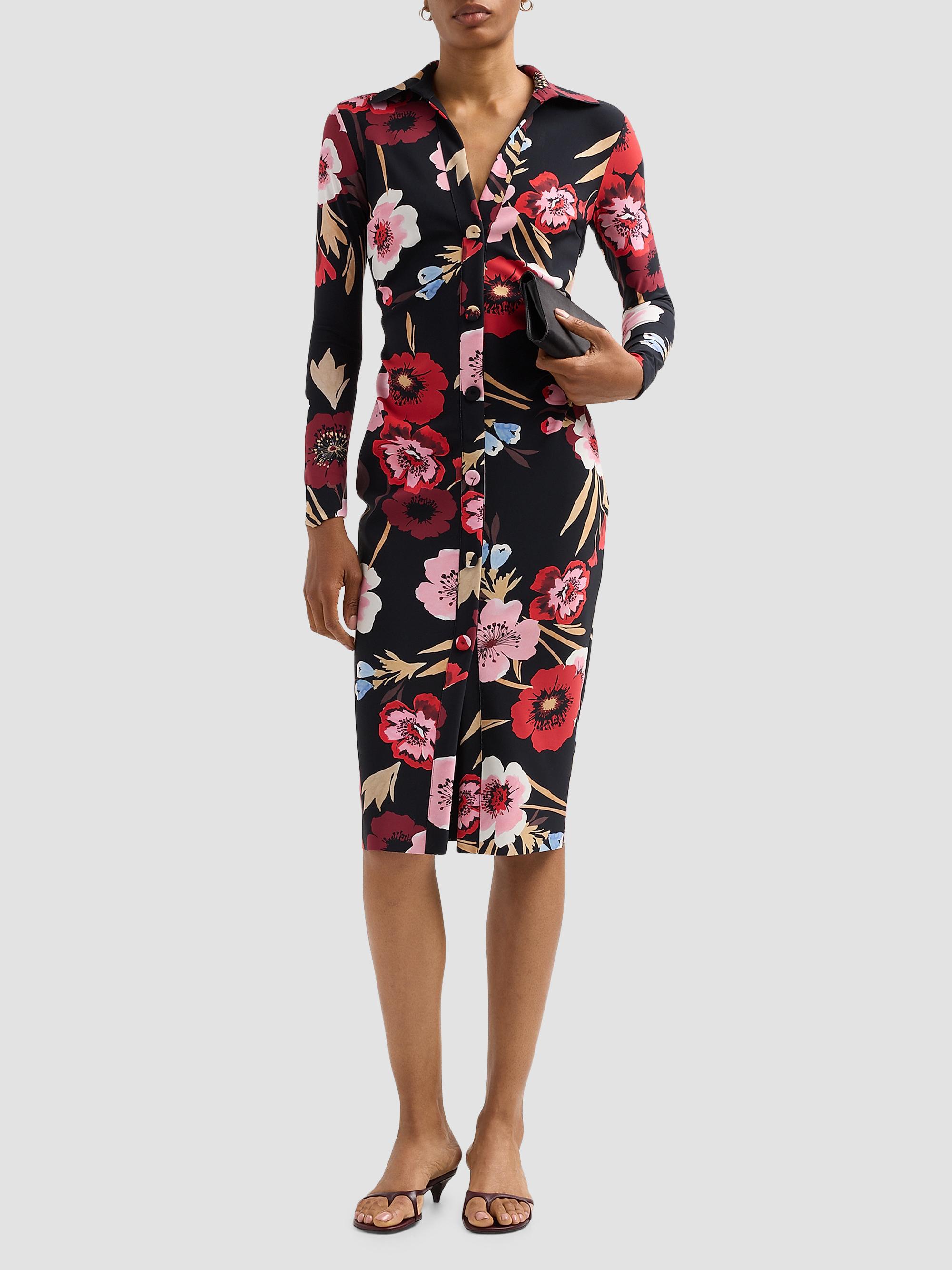 Chiara Boni La Petite Robe Women's Taima Jersey Knee-Length Shirtdress - Maesmall | Thumbnail 2