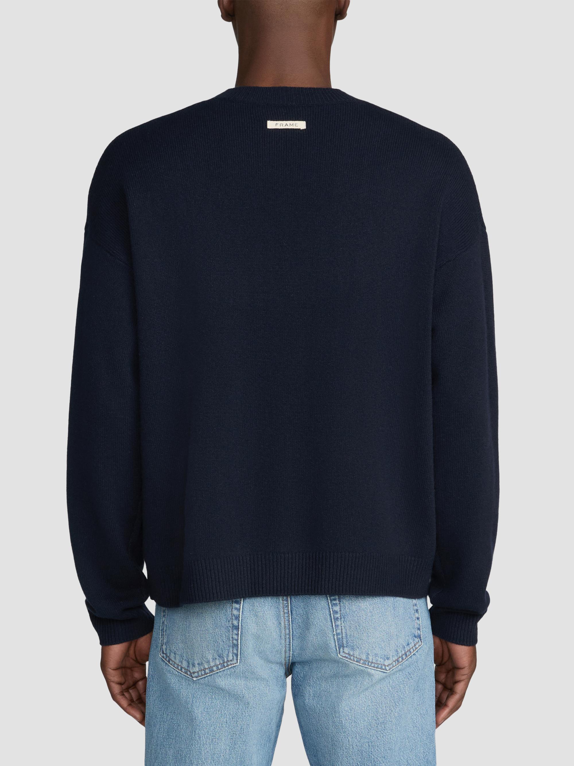 FRAME The Sotheby's Cashmere Sweater - Navy | Thumbnail 3
