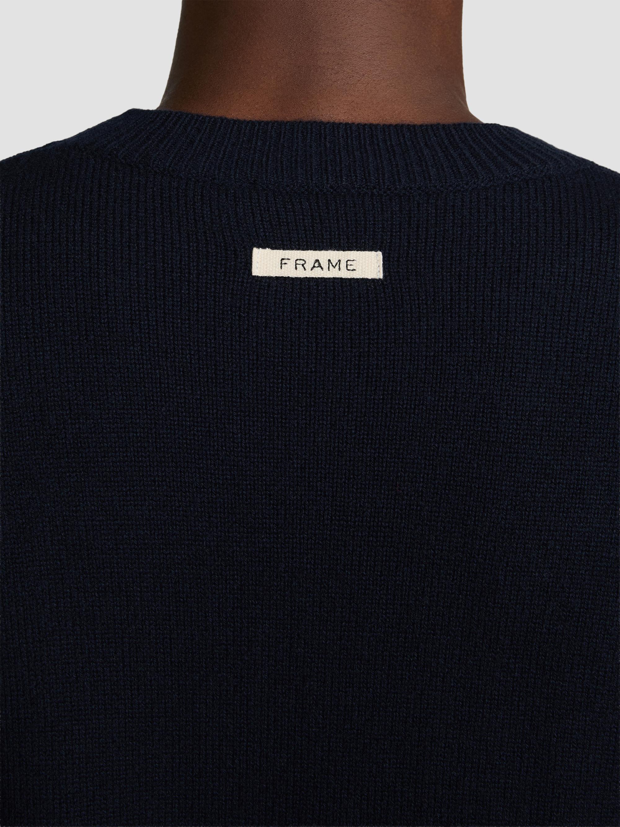 FRAME The Sotheby's Cashmere Sweater - Navy | Thumbnail 6