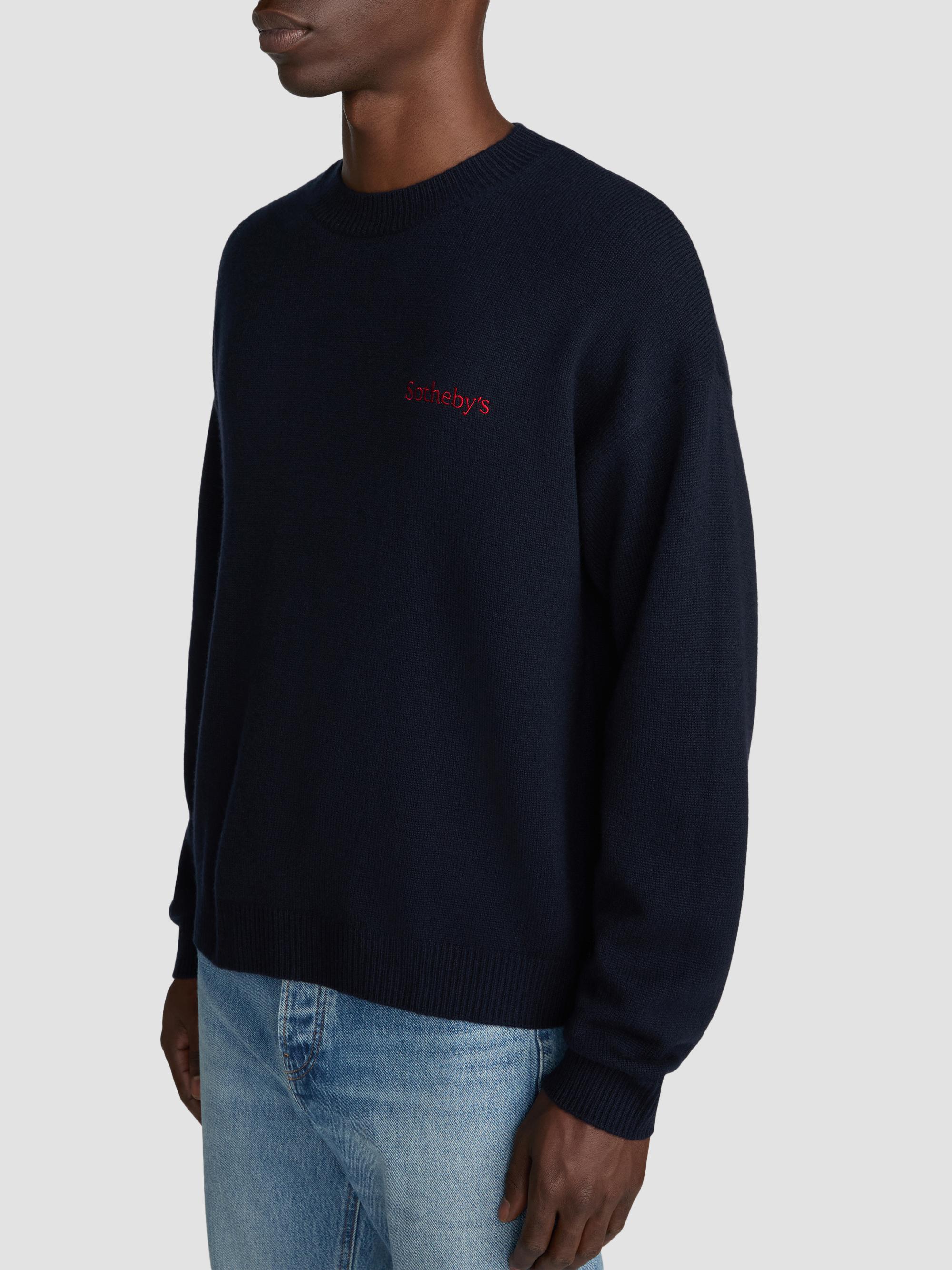 FRAME The Sotheby's Cashmere Sweater - Navy | Thumbnail 9