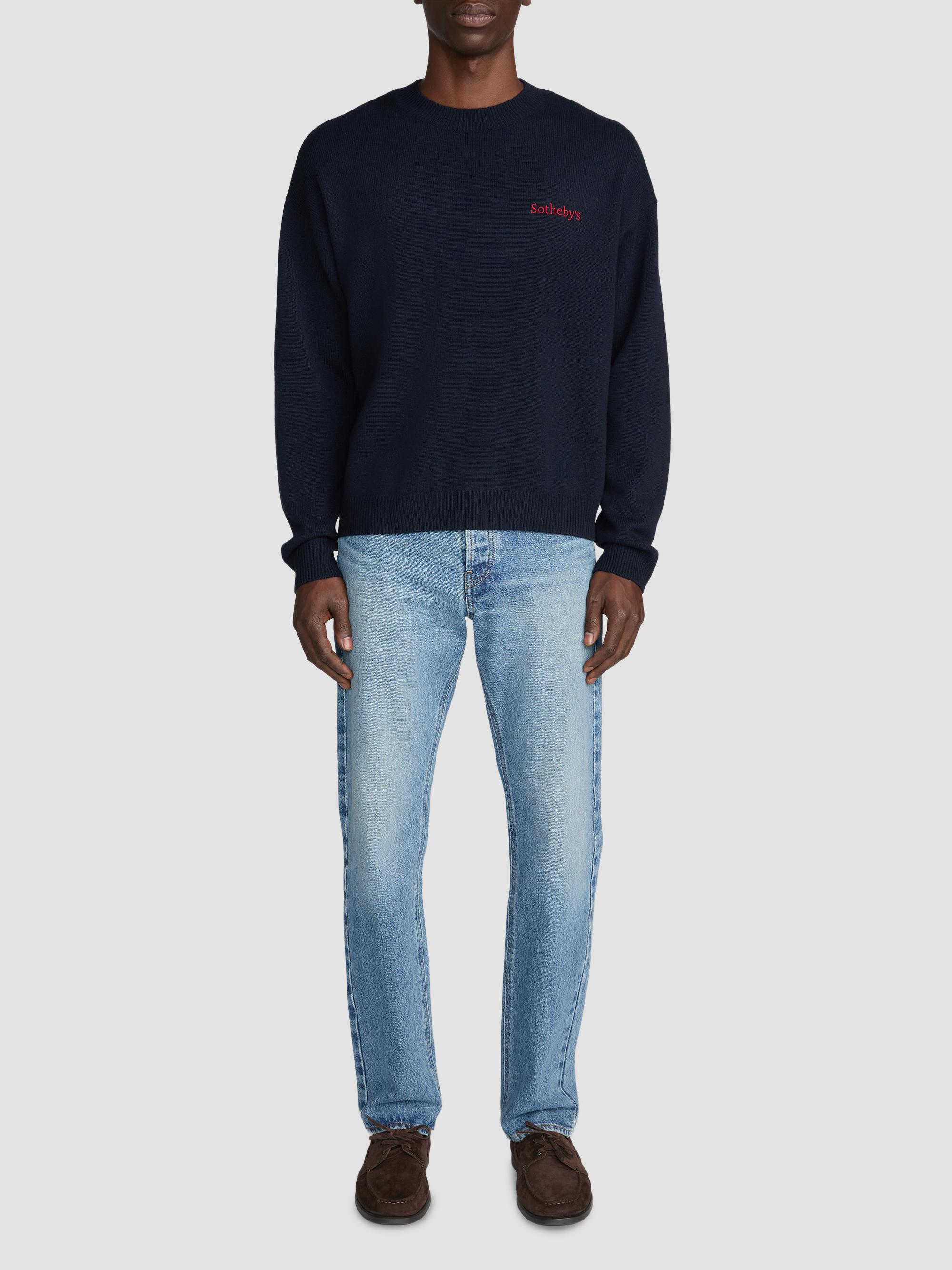 FRAME The Sotheby's Cashmere Sweater - Navy | Thumbnail 2