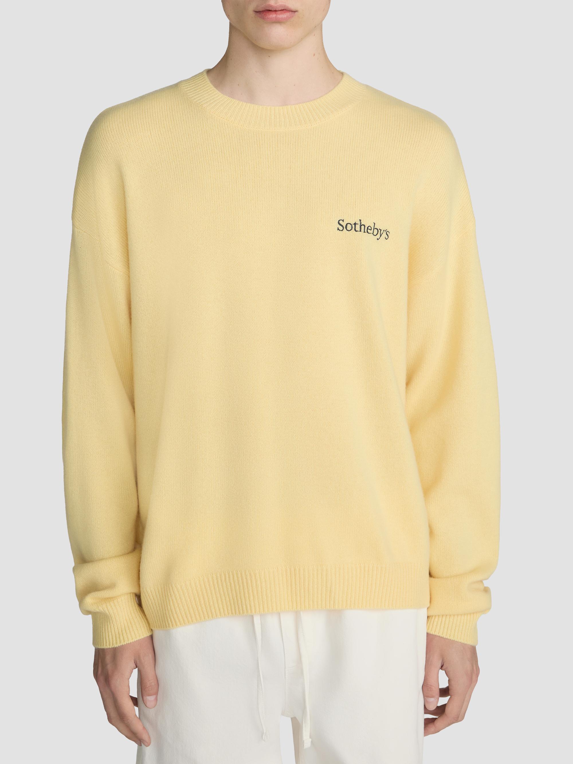 FRAME The Sotheby's Cashmere Sweater - Yellow | Thumbnail 3
