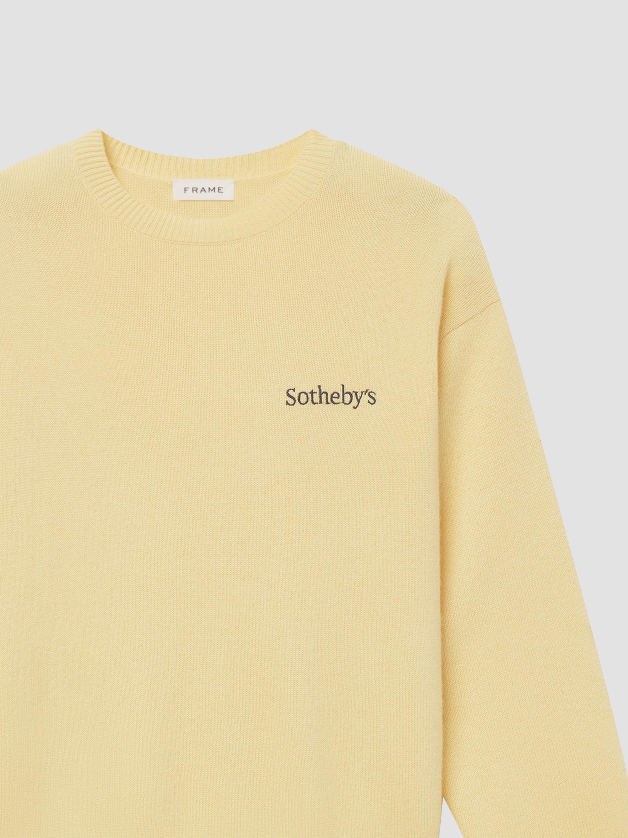 FRAME The Sotheby's Cashmere Sweater - Yellow | Thumbnail 5