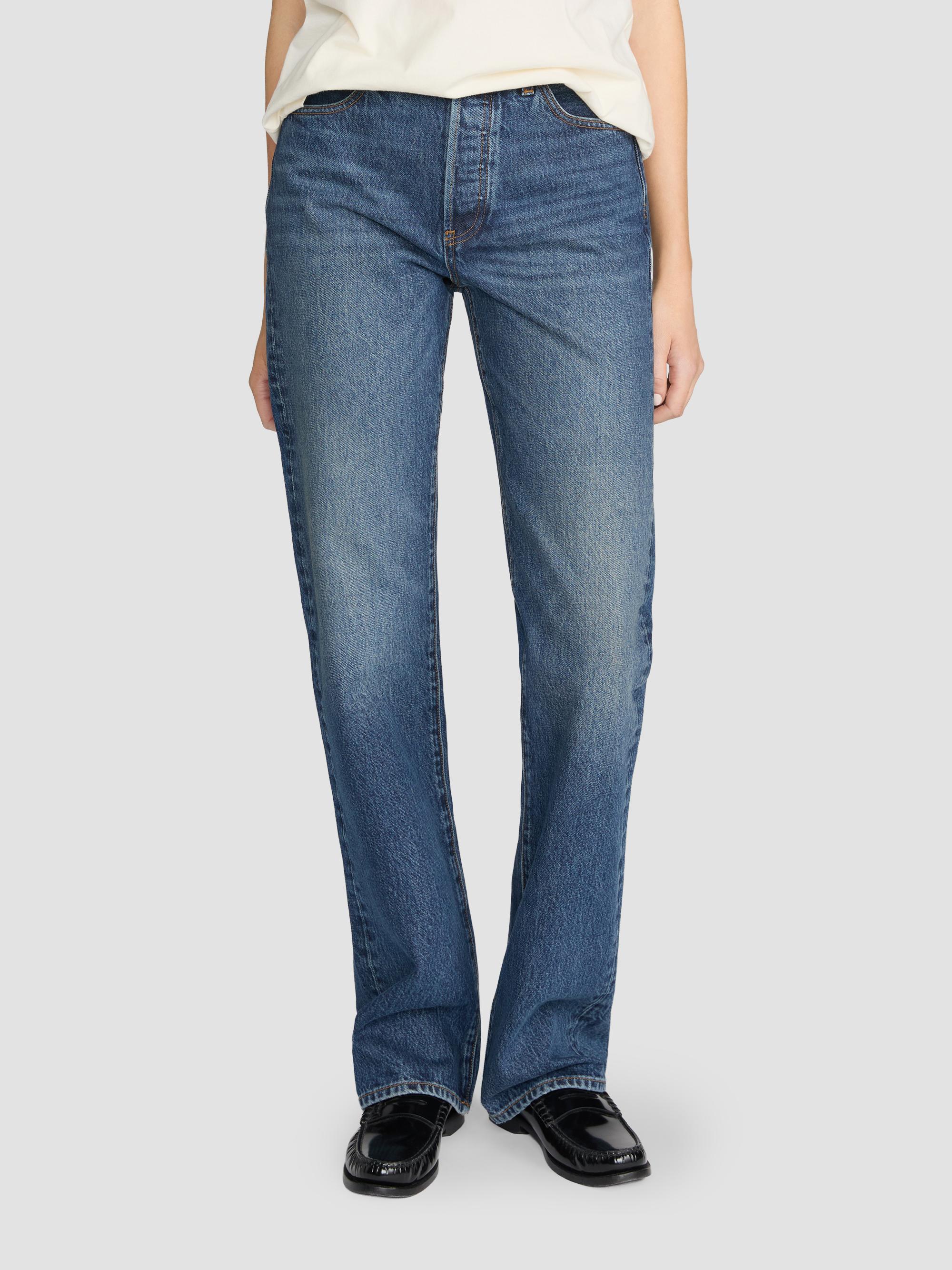 FRAME Women's The Sotheby's Vertical Slim Jeans - Friday | Thumbnail 4