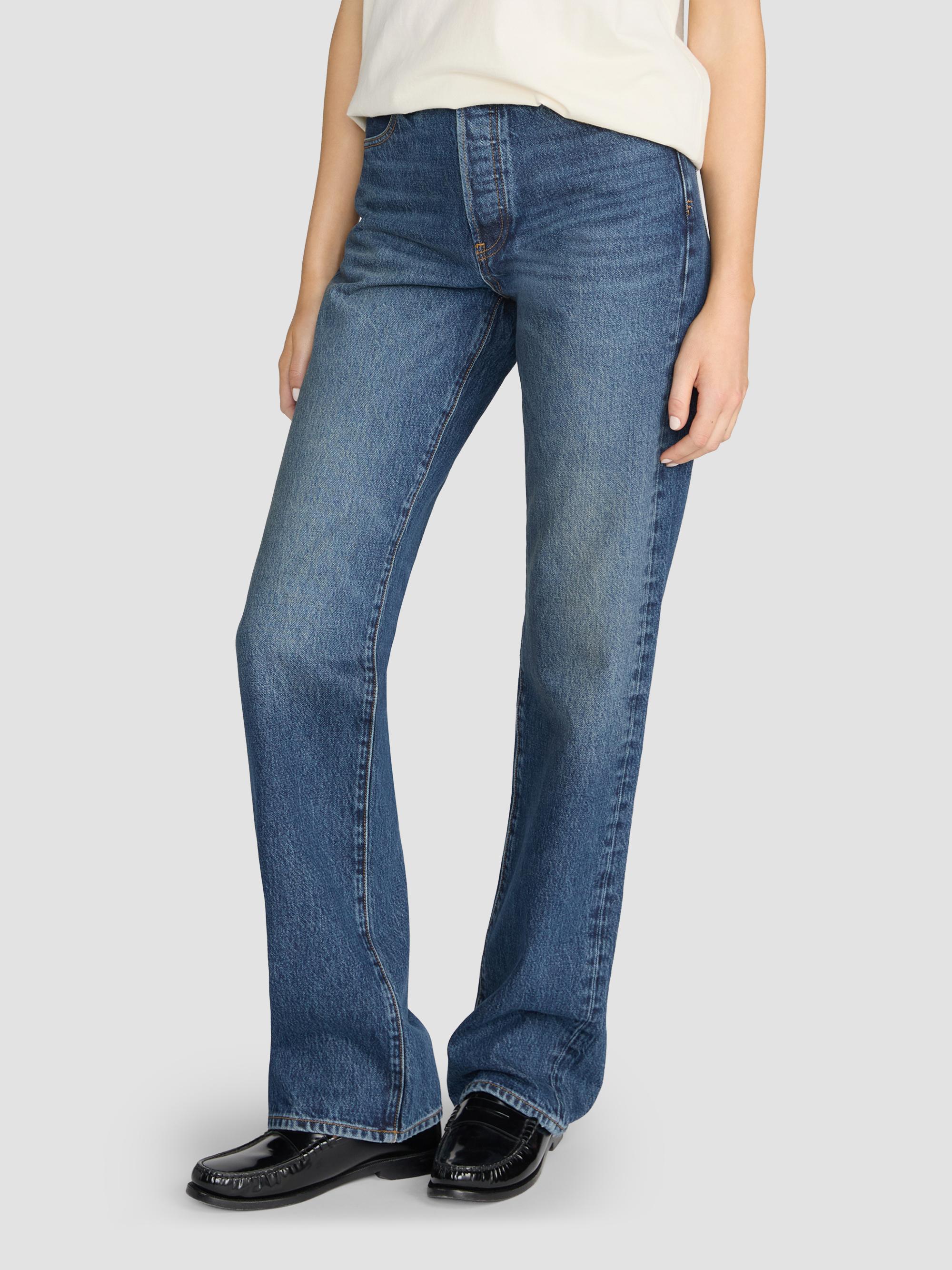 FRAME Women's The Sotheby's Vertical Slim Jeans - Friday | Thumbnail 7