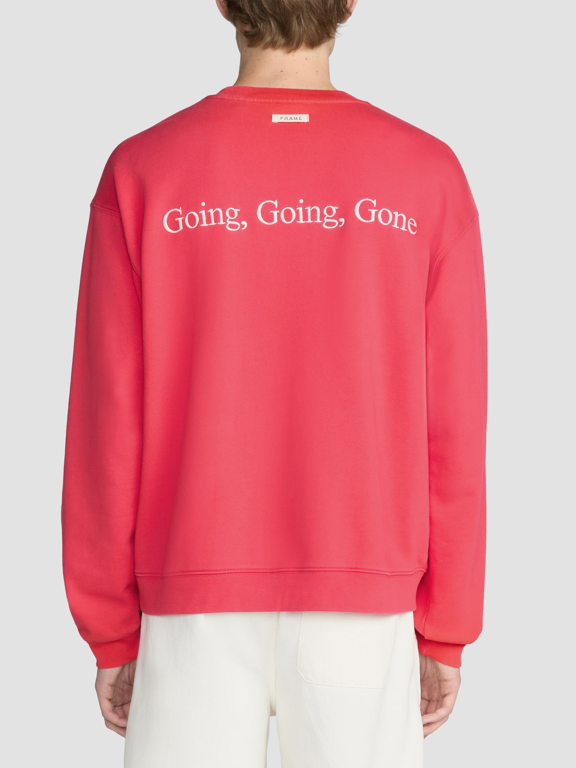 FRAME The Sotheby's Crewneck Sweatshirt - Red Washed | Thumbnail 2