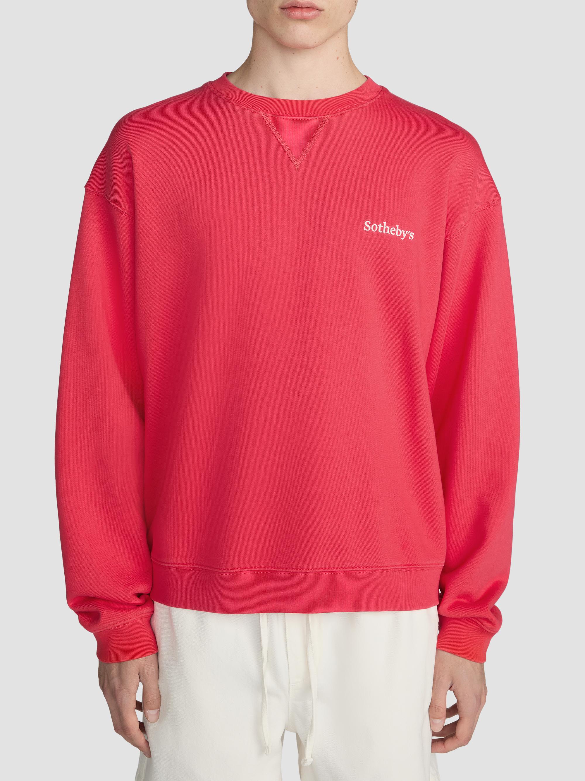 FRAME The Sotheby's Crewneck Sweatshirt - Red Washed | Thumbnail 3