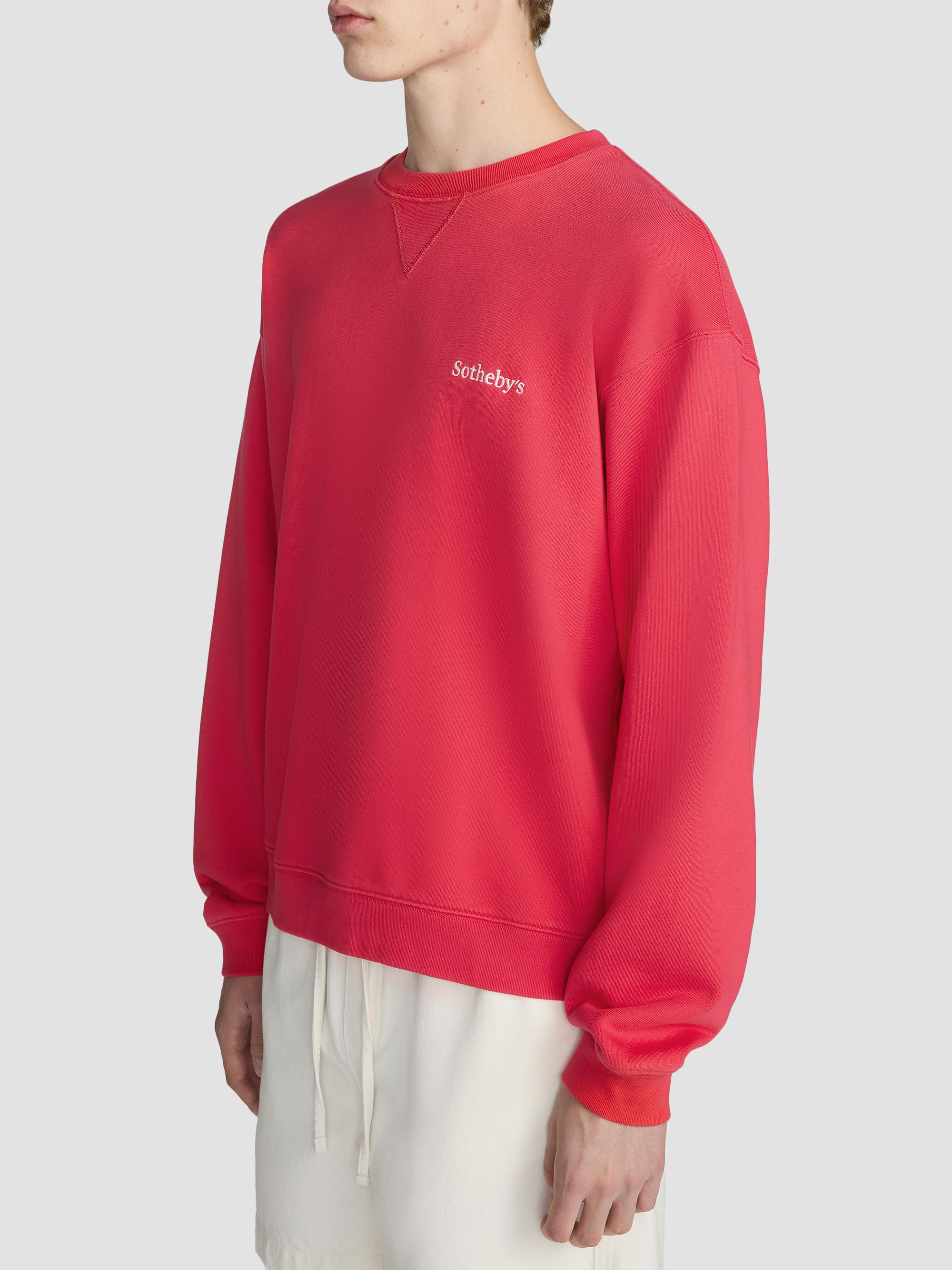 FRAME The Sotheby's Crewneck Sweatshirt - Red Washed | Thumbnail 7