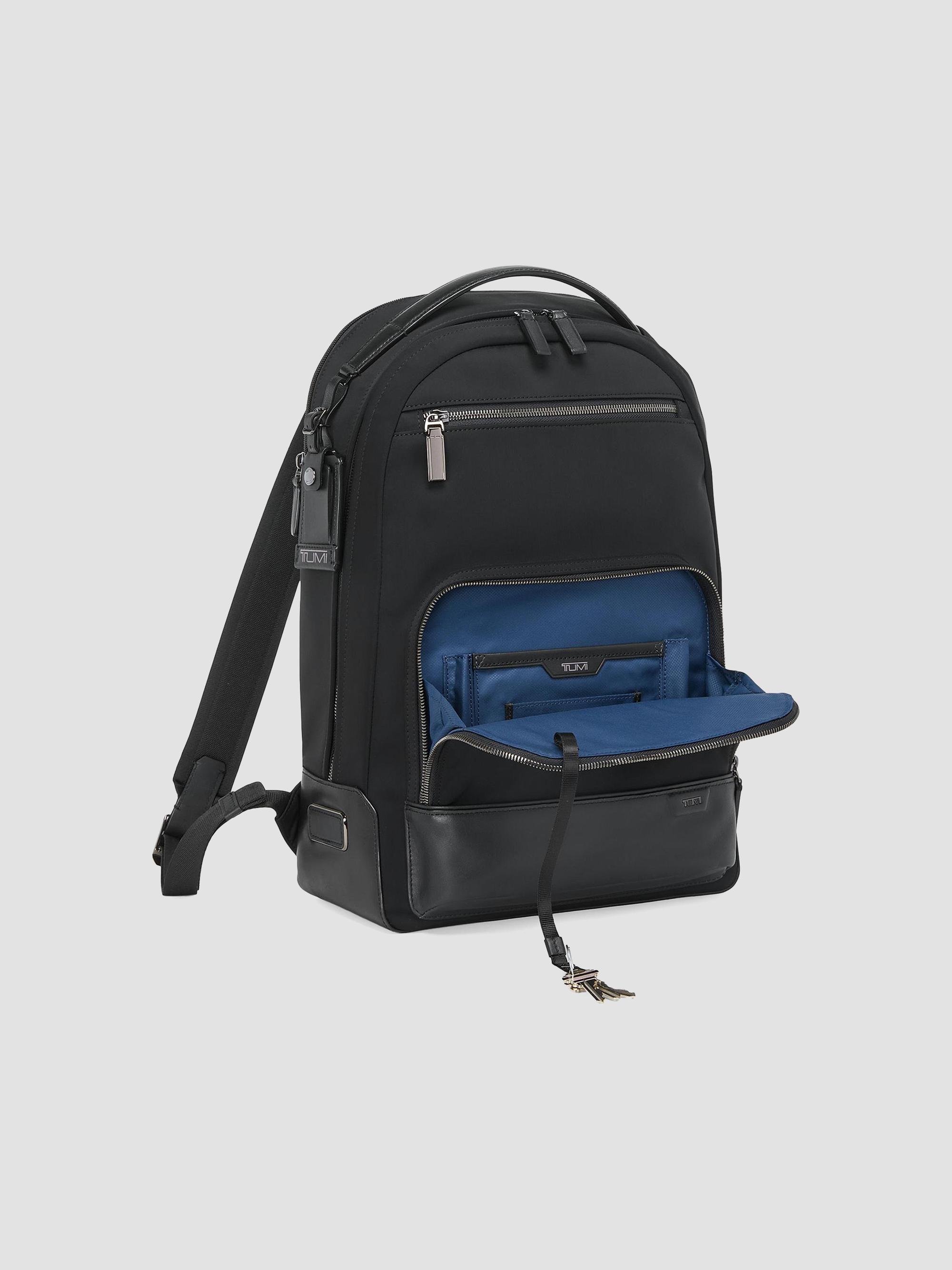 TUMI Men's Harrison Warren Backpack - Midnight Black | Thumbnail 4